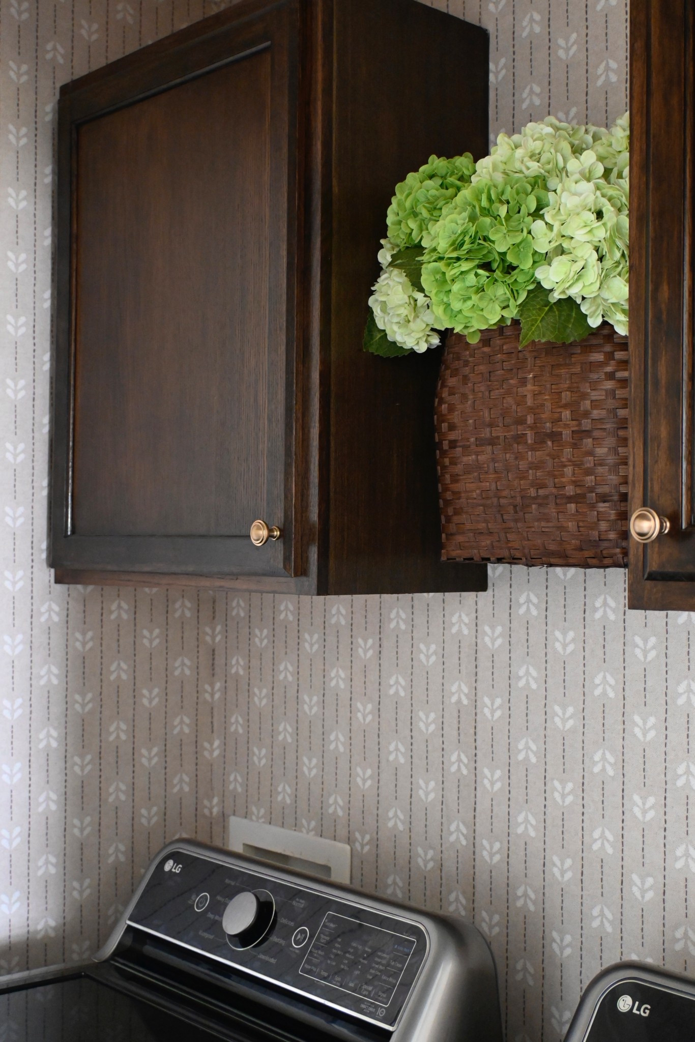 laundry room details 🧺

diy cabinets wallpaper European cottage home decor faux flowers spring magnolia renovation 

#LTKSeasonal #LTKHome