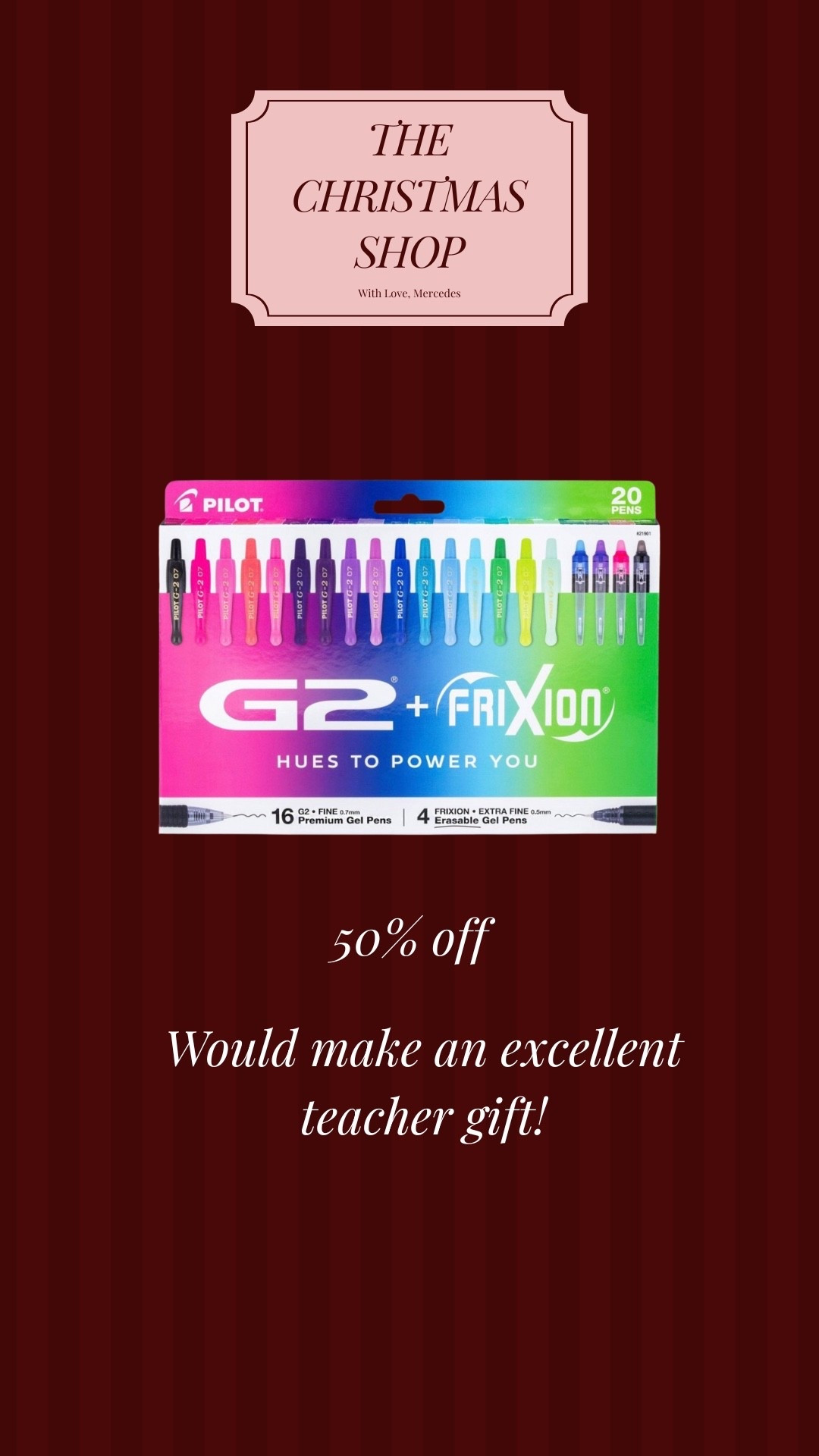 $15 for this set of teachers favorite pens (50% off)! Would be a cute and practical teacher gift this year  

#LTKSaleAlert #LTKCyberWeek #LTKHoliday