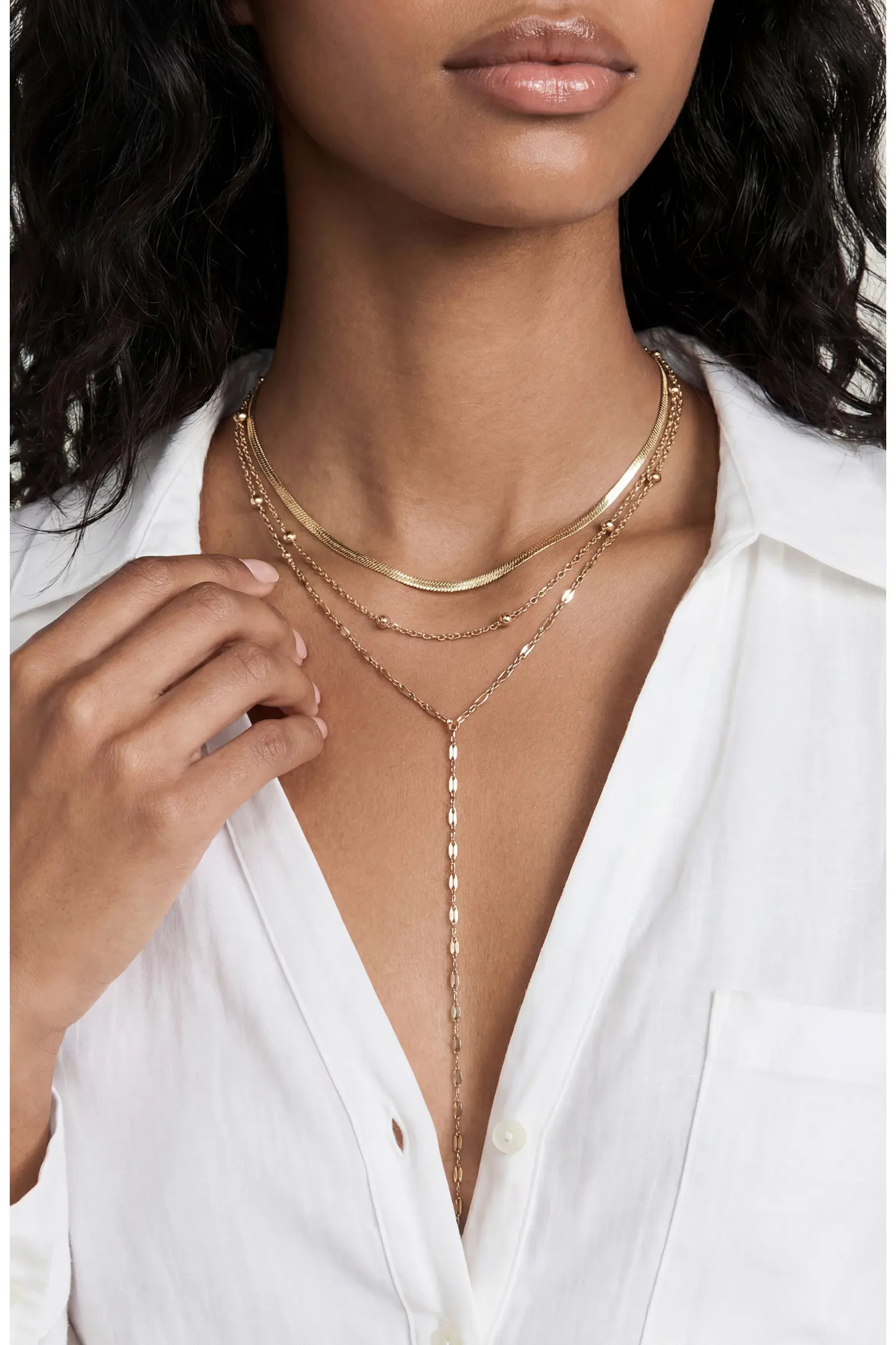 Trio Dainty Layered Necklace (Women) | Nordstrom | Nordstrom