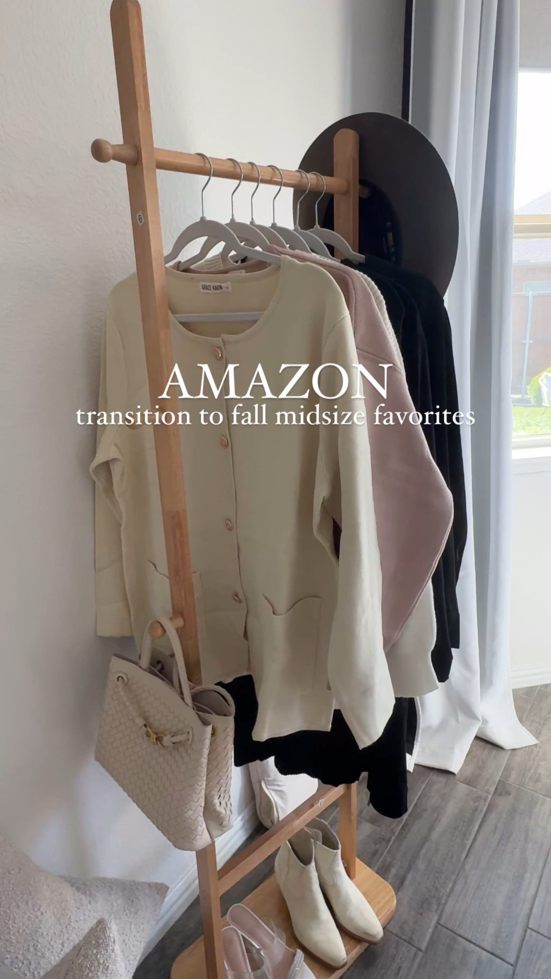 Mid size early fall favorites! I am 160 lbs and 5’2. Got a large! #gracekarin #fallfashion #fashion #fallfavorites 

#LTKMidsize #LTKFindsUnder50 #LTKStyleTip