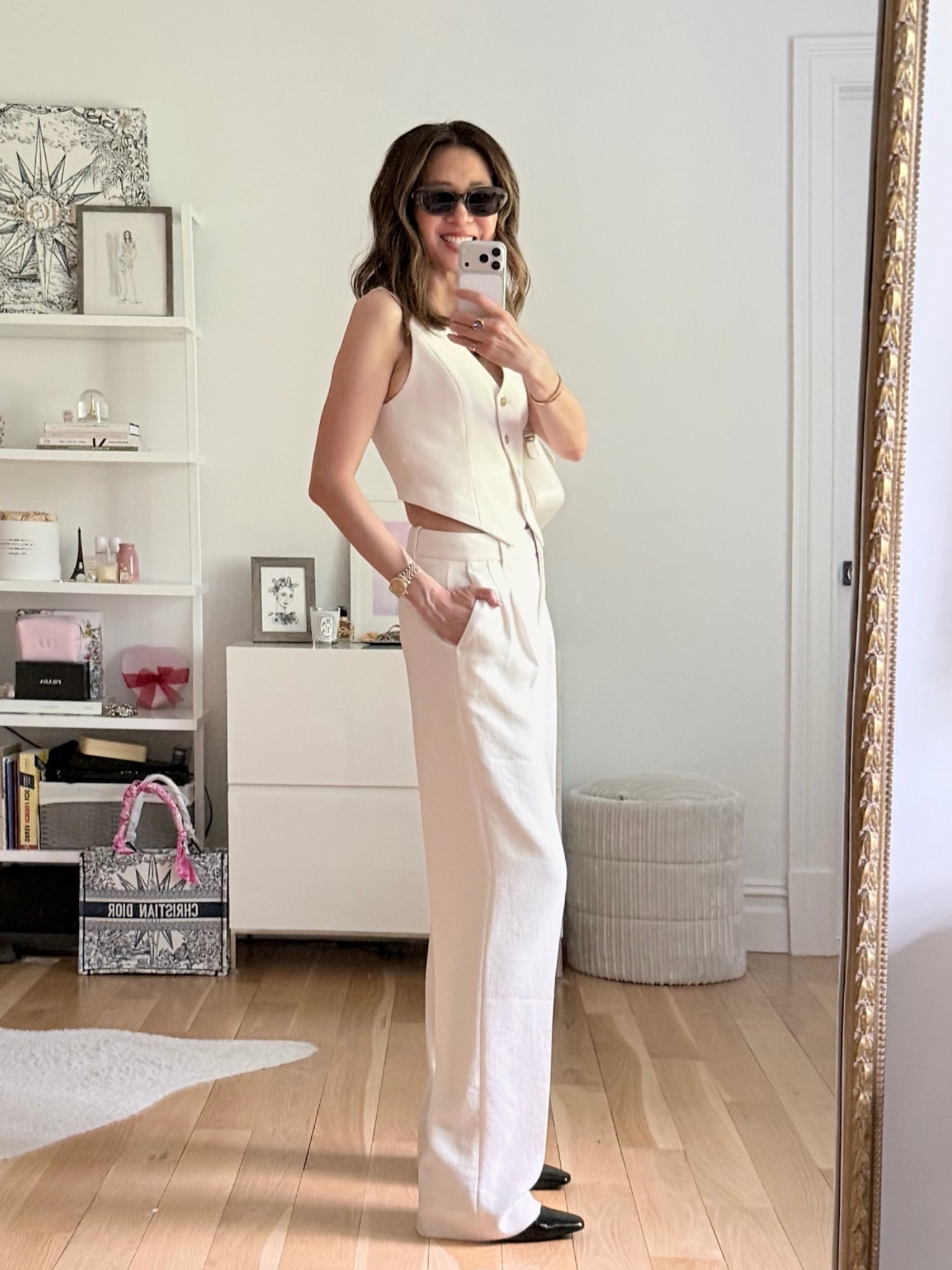 A versatile look that is elevated and chic 💗

Love the vest and pants from @Aritzia and the shoes from @Inez are so comfortable ! Wearing my fave sunglass brand @shopcovry ❤️

Off-white, winter white, timeless style, effortless chic

#LTKgrwm #LTKOver40 #LTKootd