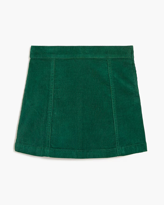 Girls' corduroy A-line skirt | J.Crew Factory