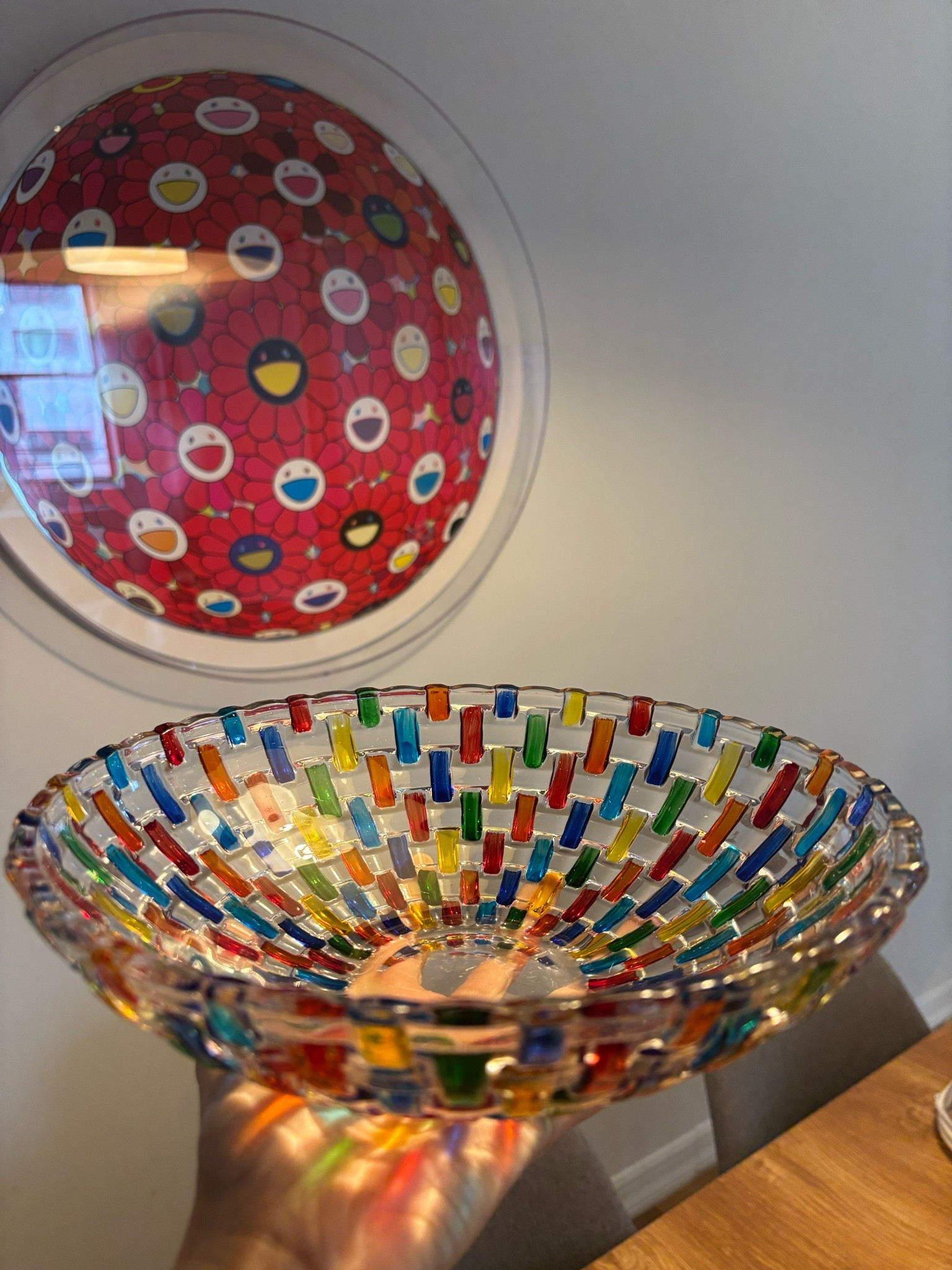 Cute accent bowl. Using to hold the matchbooks we collect