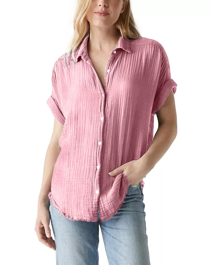 Bailey Gauze Button Down Shirt | Bloomingdale's (US)
