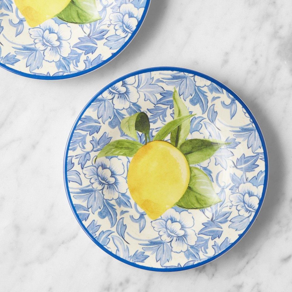 Lemon Outdoor Melamine Appetizer Plates | Williams-Sonoma