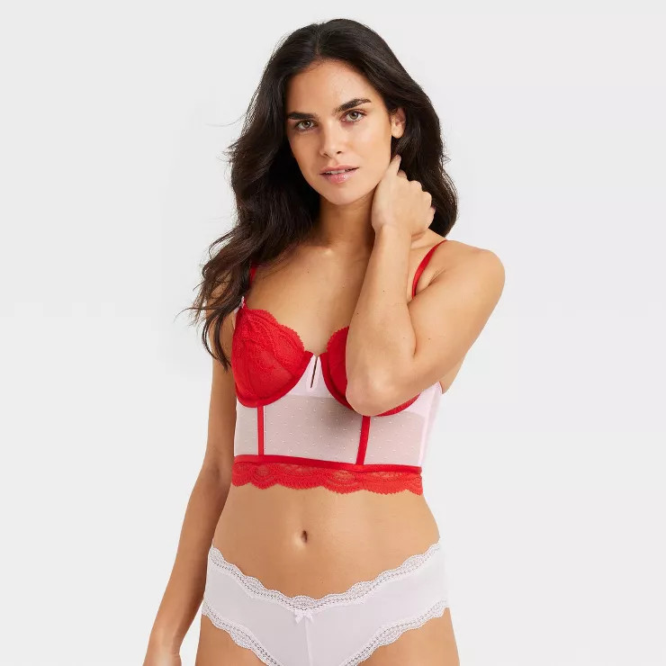 Women's Lace Corset - Auden™ | Target