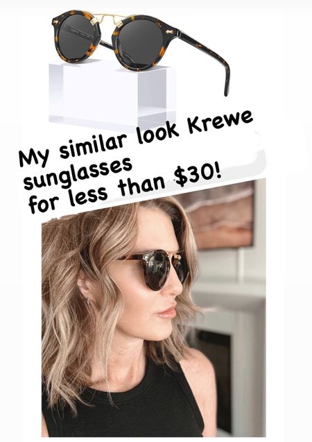 Similar look Krewe sunglasses for less than $30 #lookforless

#LTKsalealert #LTKstyletip