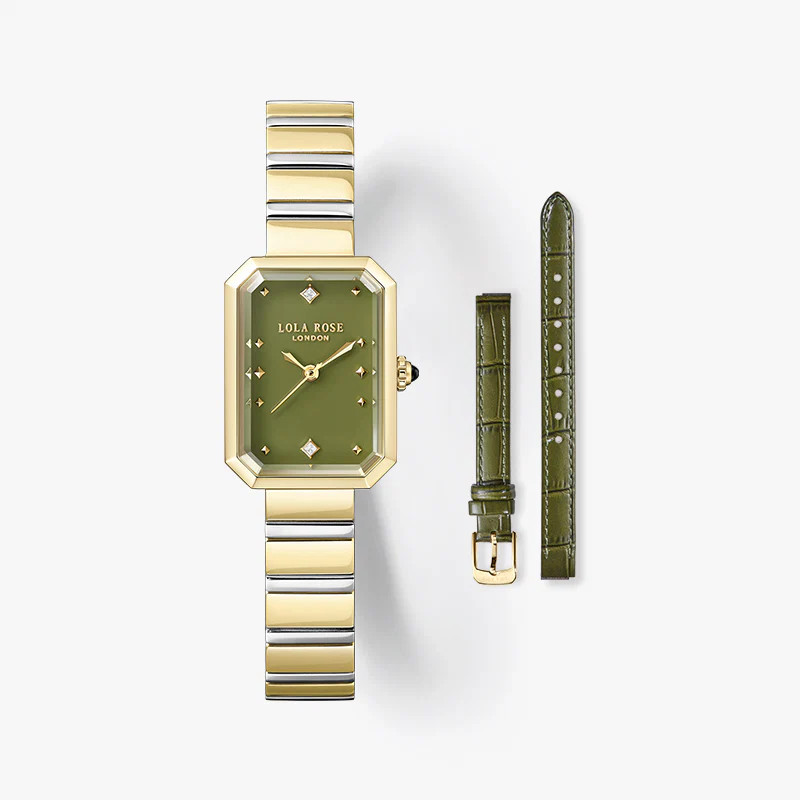 Lola Rose Green Onyx Watch｜Quick-Change Straps, 2 Styles in 1 | Lola Rose