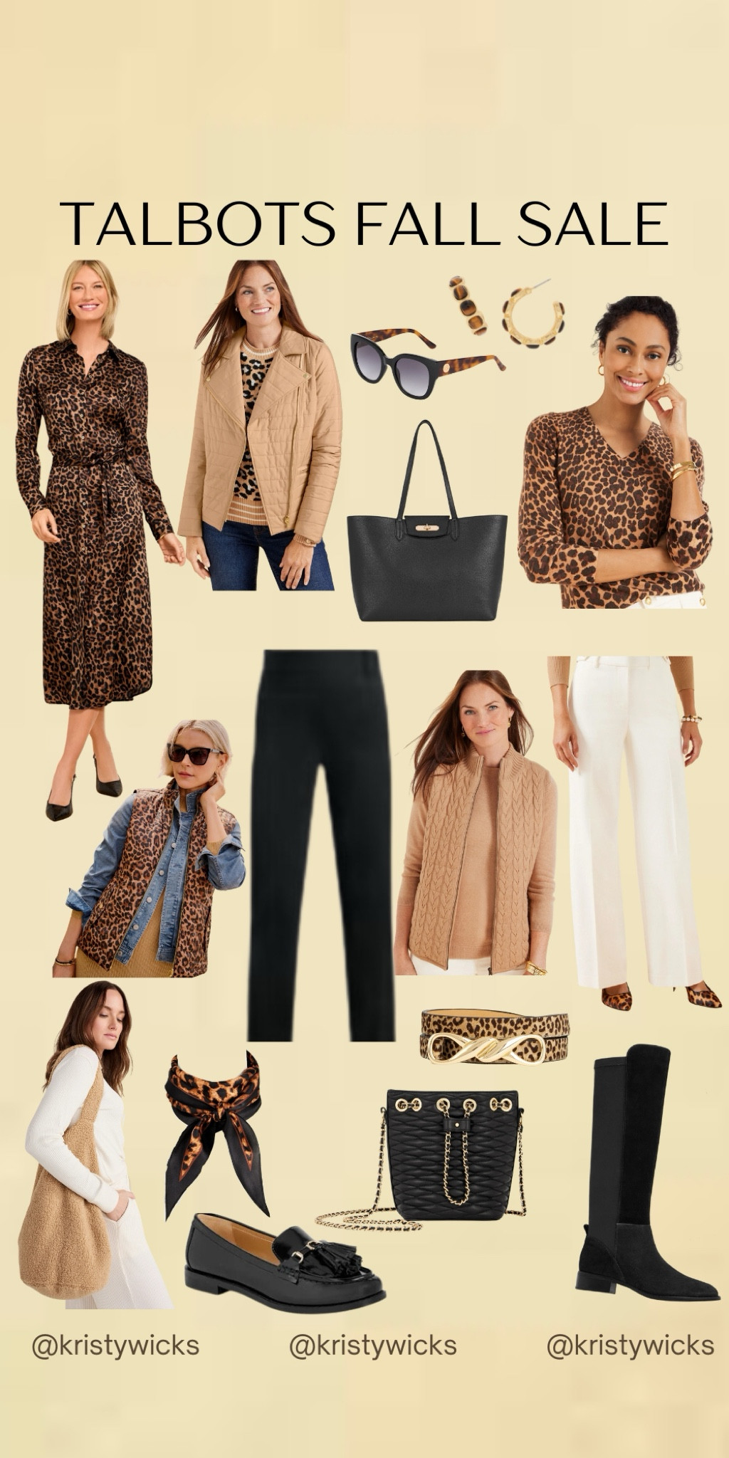 Fall at its finest! Talbots is having a great sale! Loving the little touch of leopard, perfect for this seasons top trend! 