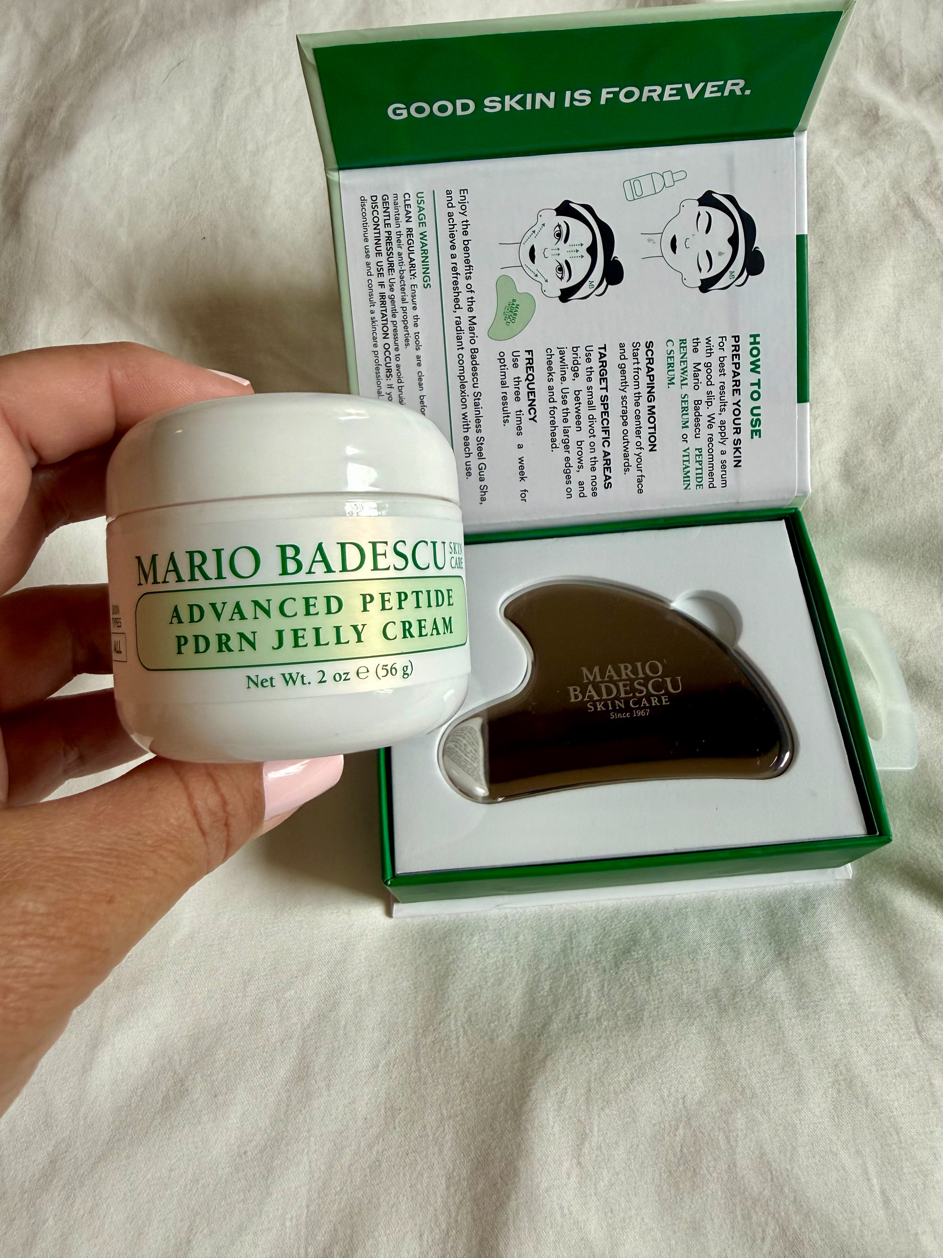 Had to share this again… I’ve been using this peptide jelly cream for under 2 weeks and I swear my forehead lines already look softer 👀✨
Lightweight, hydrating, and my skin just looks smoother overall

It’s 30% off right now — only $14 (!!) + Best Sellers Kit when you spend $50 🎁 (use code: Bestie)
I’m stocking up and trying the caffeine eye cream too… because tired mom life 😂

mario badescu peptide jelly cream hydrating moisturizer lightweight face cream anti aging skincare forehead lines fine lines skincare deal beauty sale

@mariobadescu  

 #LTKOver40 #LTKSaleAlert #LTKBeauty