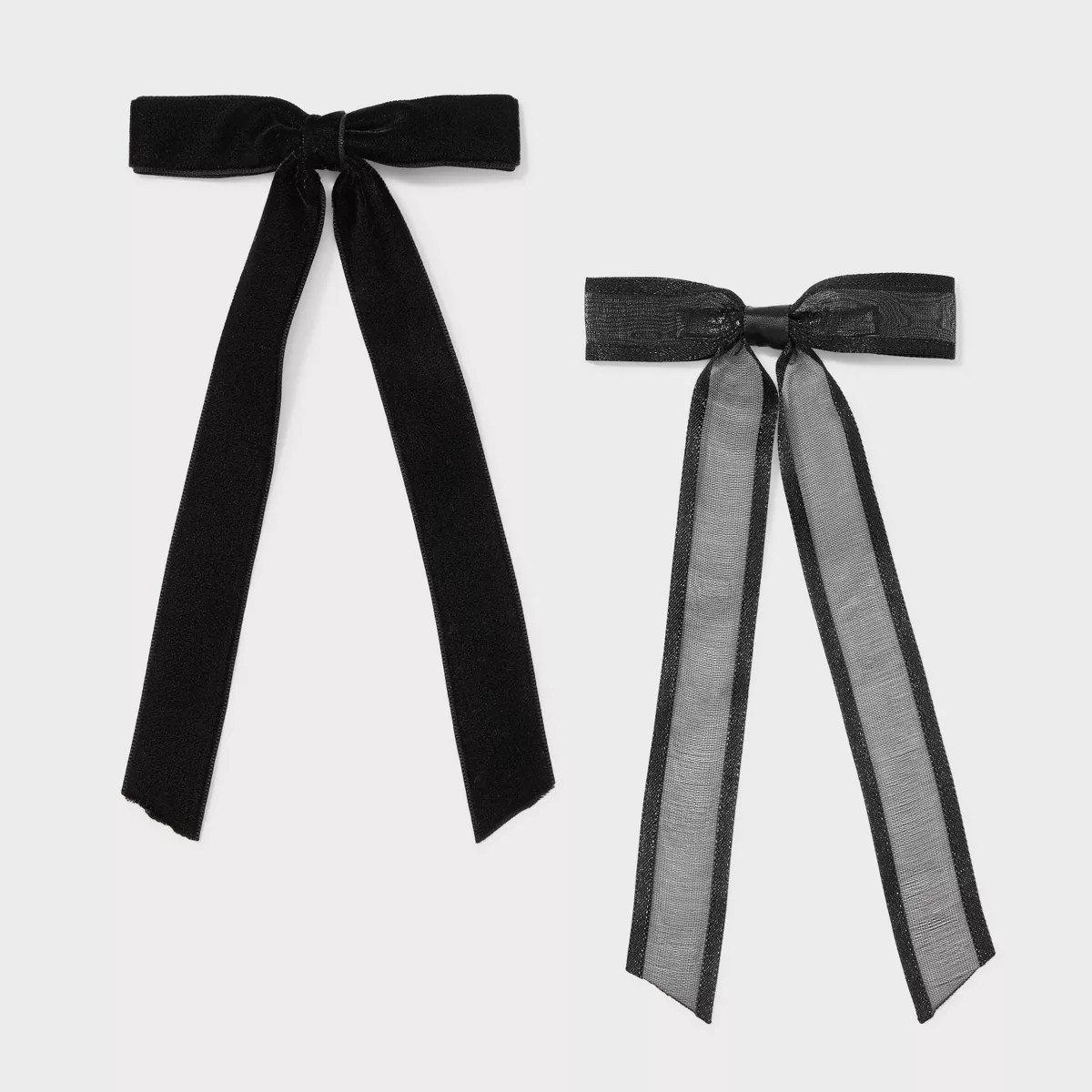 Velvet Bow Salon Hair Clip Set 2pc - A New Day™ | Target