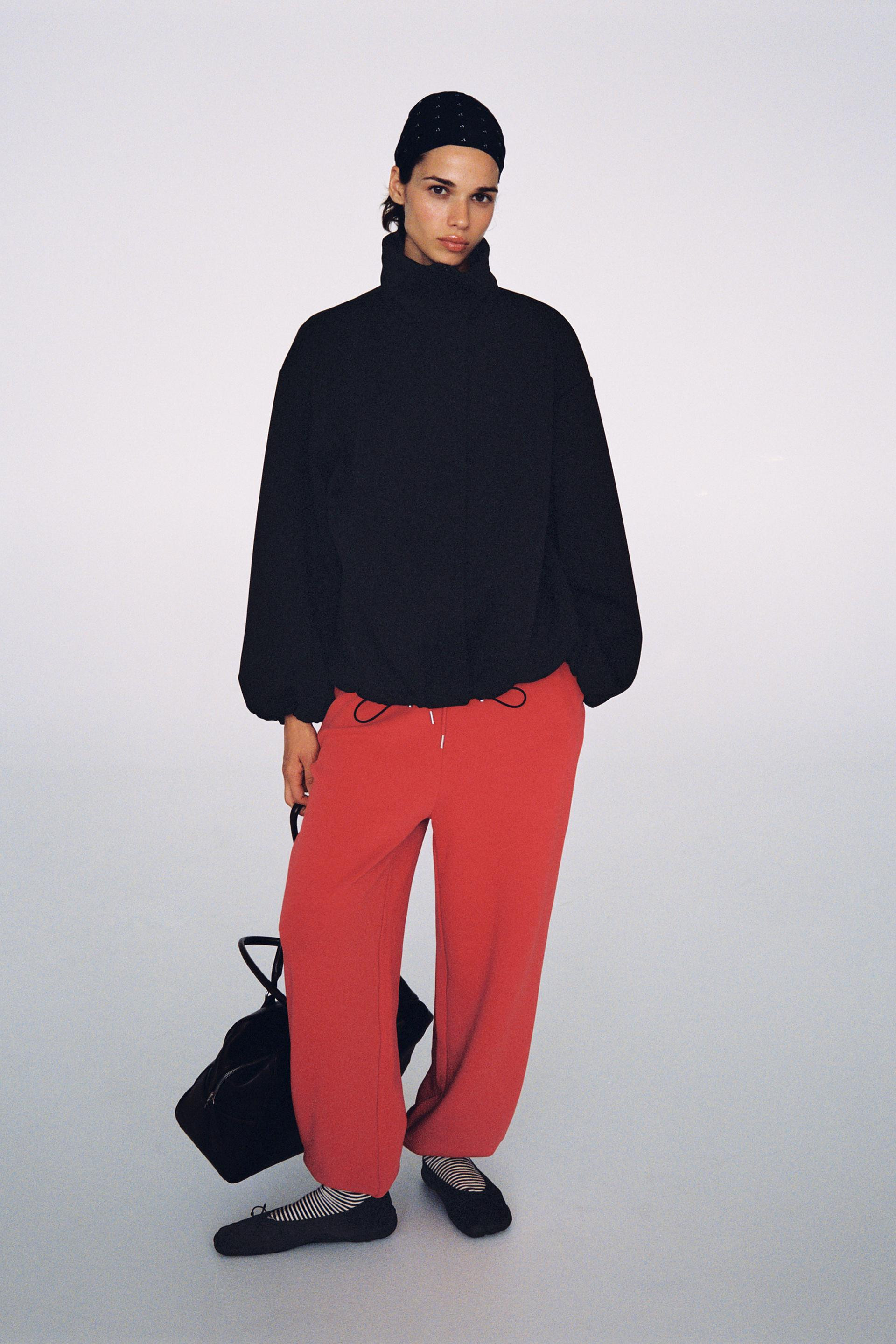 Zara - Technical Bomber Jacket - Black - S - Woman | Zara UK