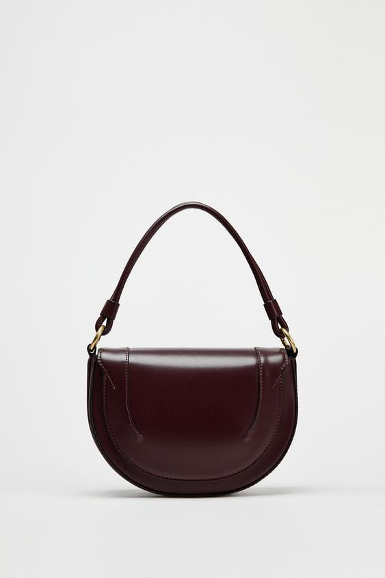 CONTRASTING TOPSTITCHING CROSSBODY BAG | Zara US