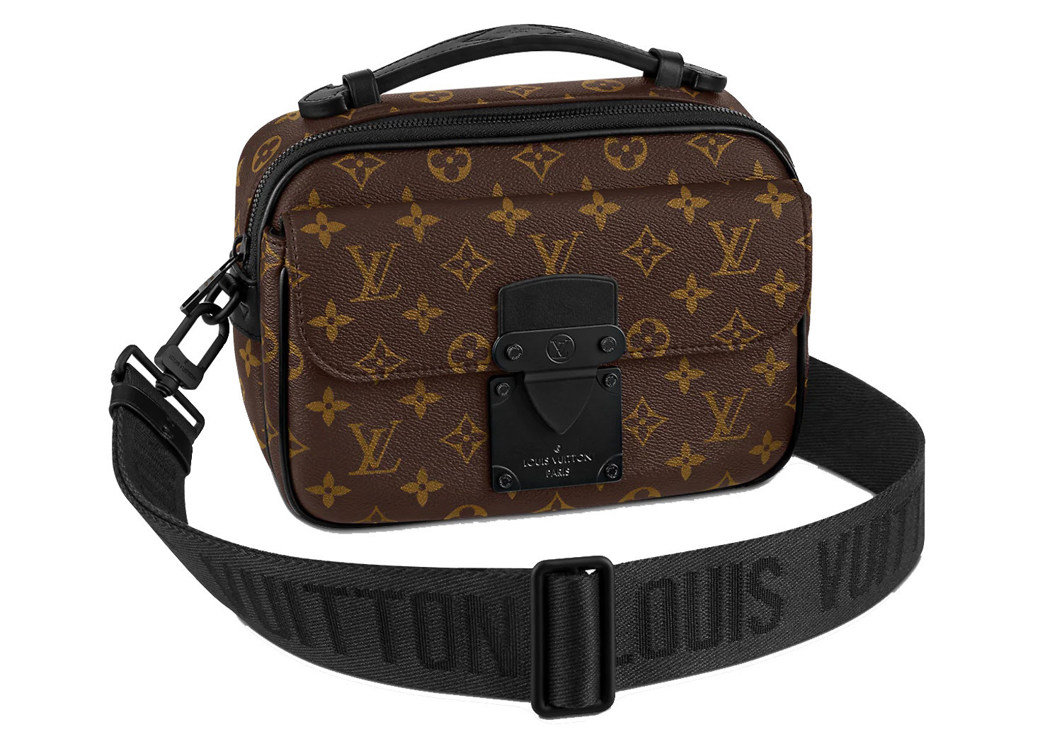 Men's Louis Vuitton S Lock Messenger Monogram Macassar in Brown | StockX
