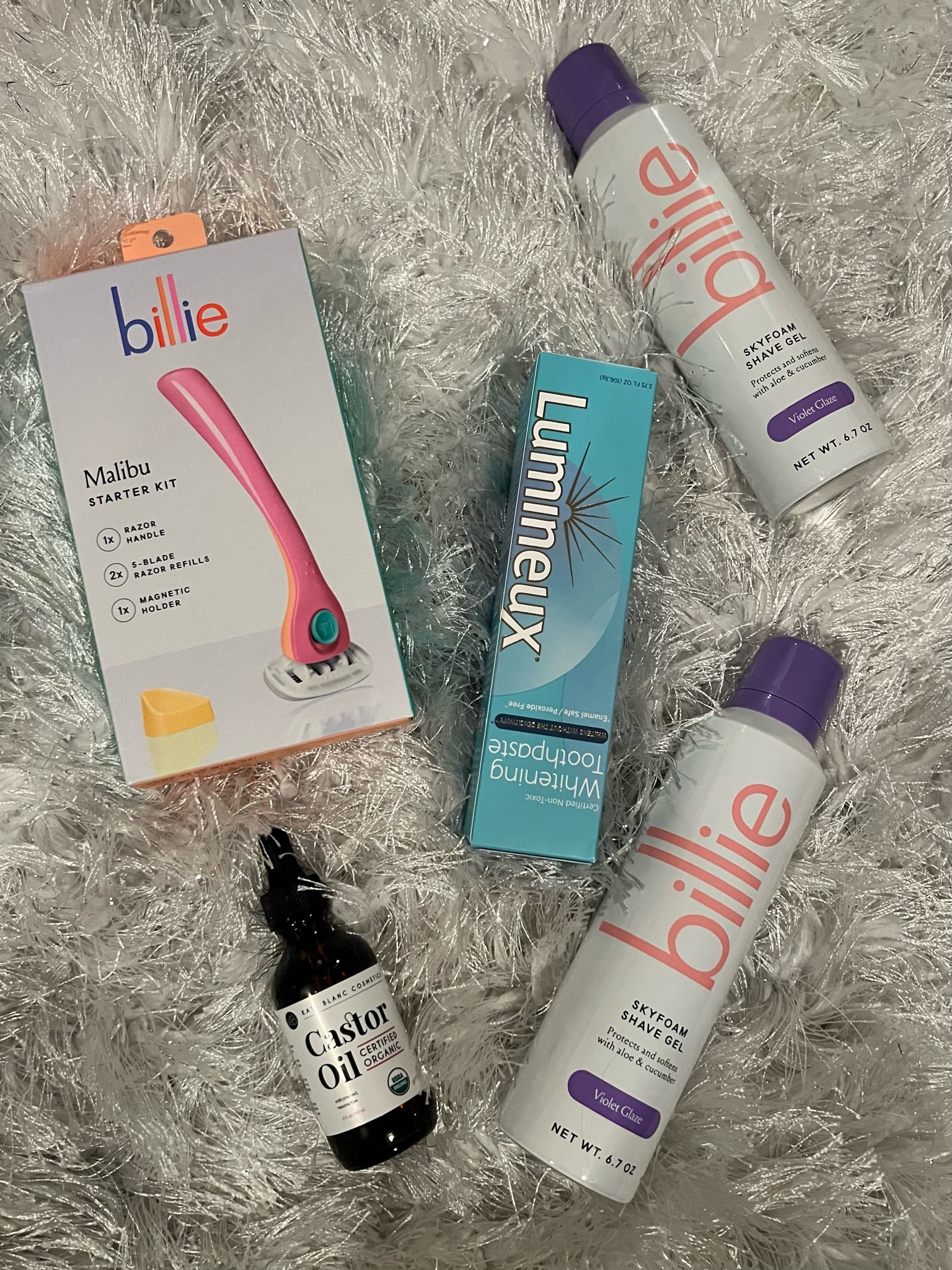 New from Walmart and Amazon: Billie razor, Lumineux toothpaste, castor oil (for stretch marks, eyelash growth, etc), and Billie shaving foam (shaving cream). Billie shaving on sale now at Walmart, everything under $10!! Xoxo, Lauren

#LTKfindsunder100 #LTKbeauty #LTKfindsunder50