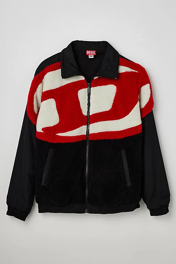 Diesel S-Ovady Fleece Jacket | Urban Outfitters (US and RoW)