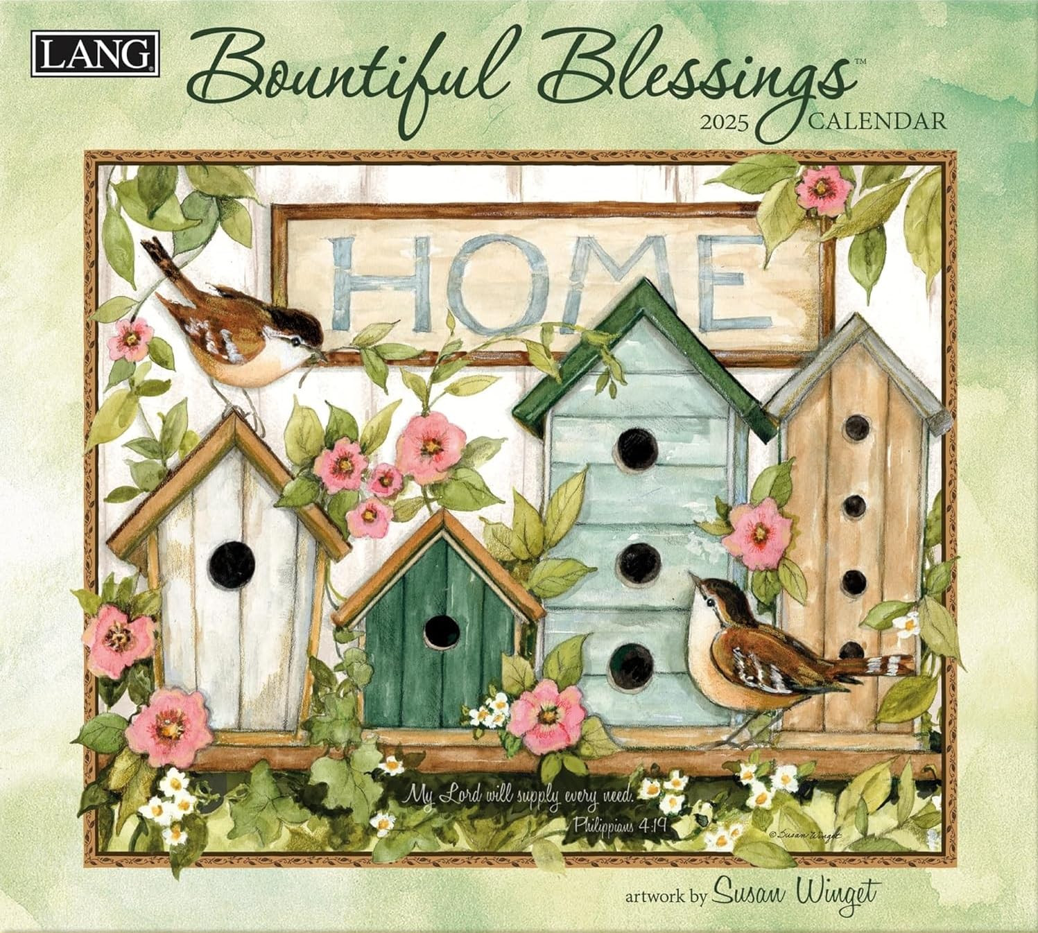 Lang, Bountiful Blessings 2025 Wall Calendar by Susan Winget | Amazon (US)