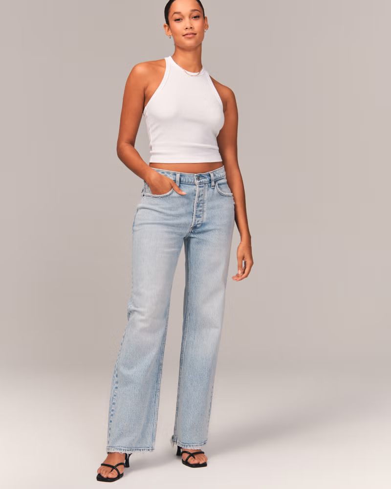 Women's Low Rise 90s Baggy Jean | Women's Clearance | Abercrombie.com | Abercrombie & Fitch (US)