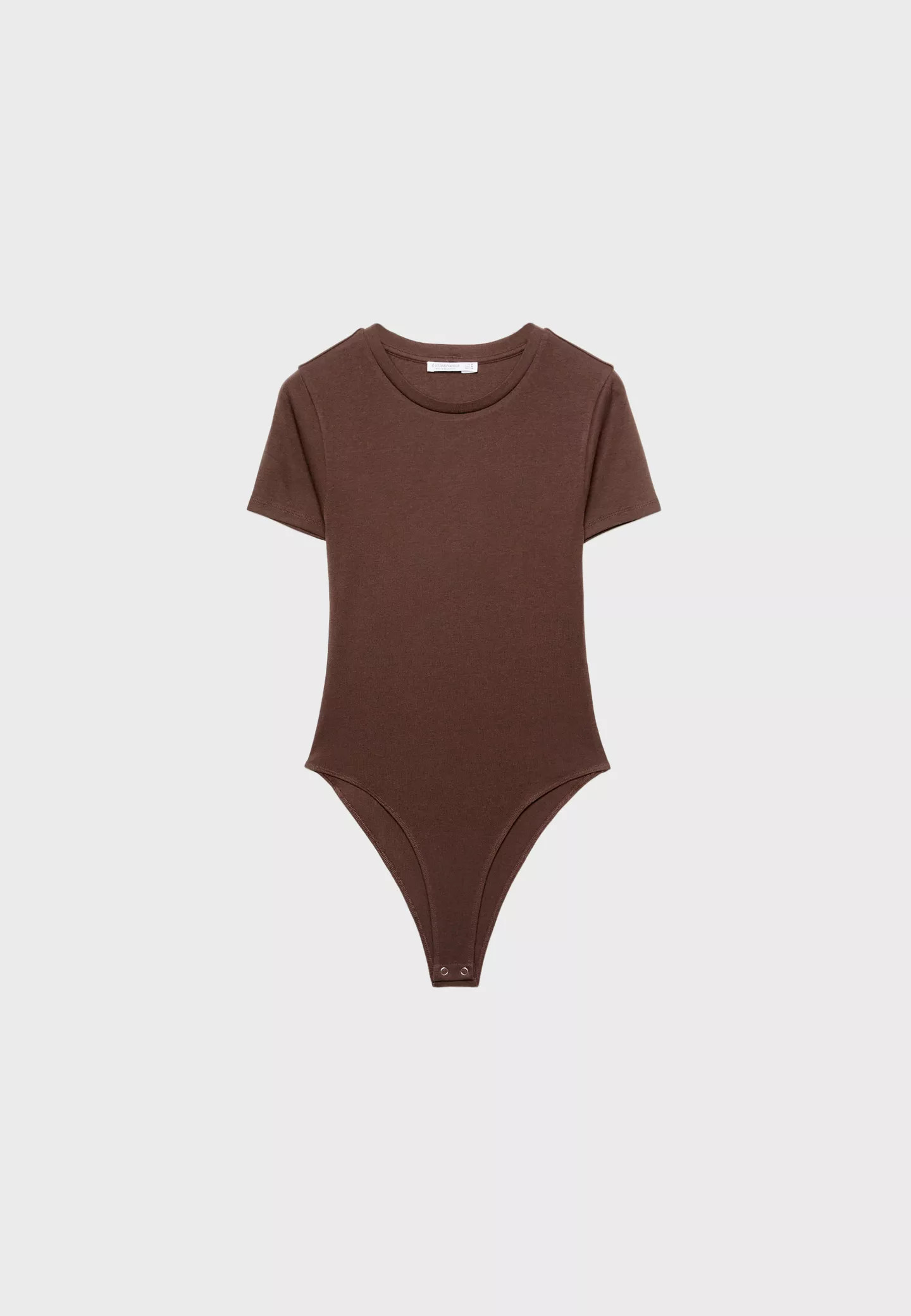 Basic round neck bodysuit | Stradivarius (UK)