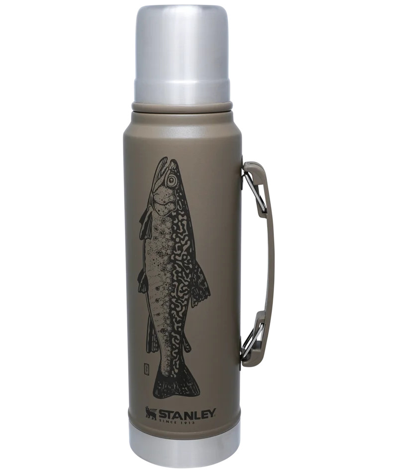 Stanley Classic Heritage Stainless Steel Vacuum Insulated Thermos, 1.1QT - Walmart.com | Walmart (US)