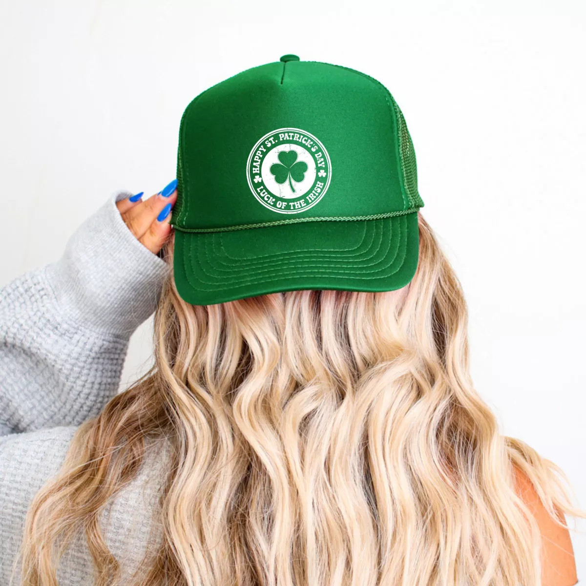 Luck Of The Irish - Women's Graphic Foam Trucker Hat | Target