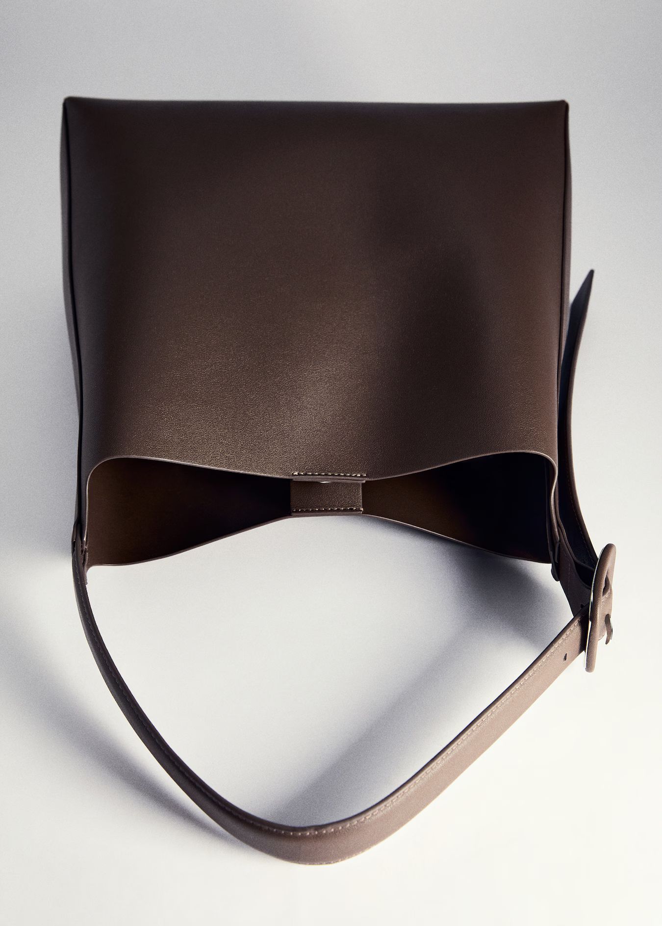 Shopper bag with buckle - Woman | MANGO United Kingdom | MANGO (UK)