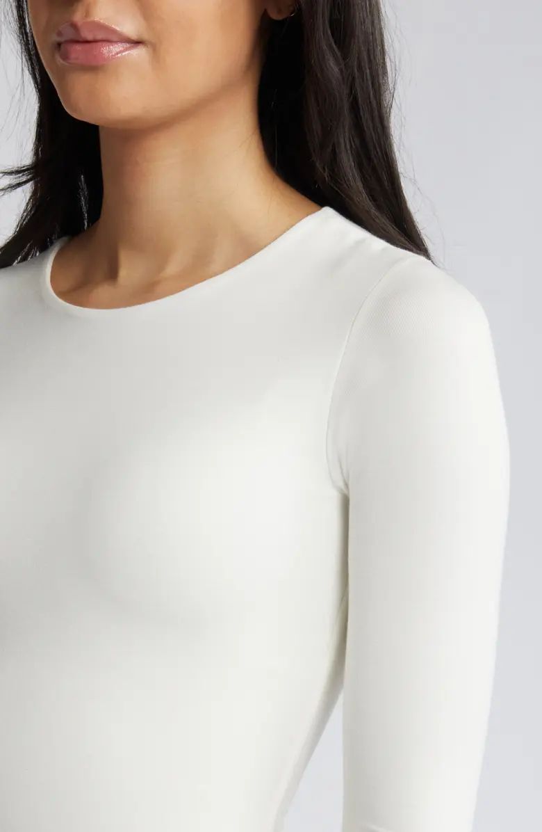Naked Wardrobe Extra Butter Long Sleeve Midi Dress | Nordstrom | Nordstrom