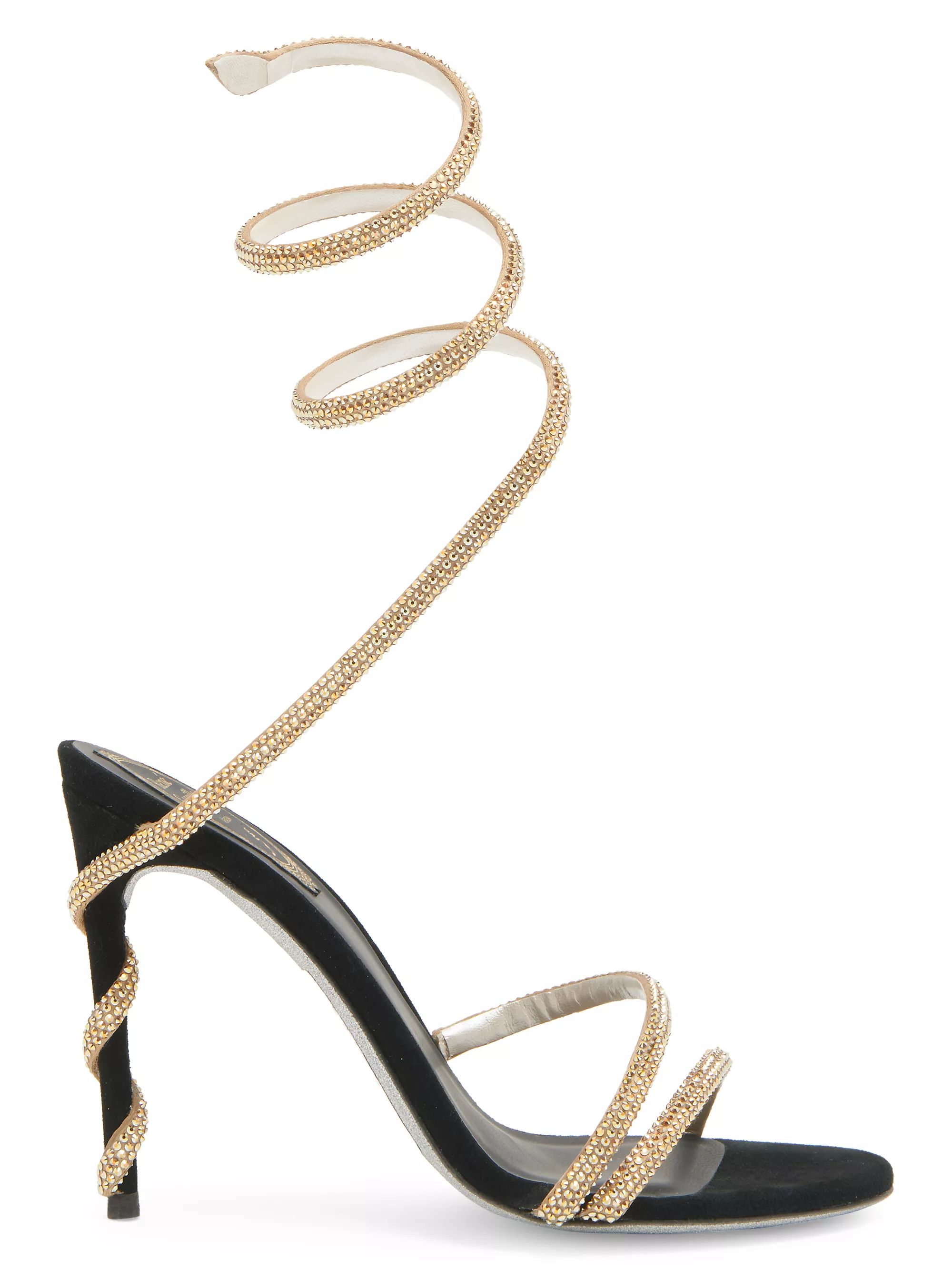 Margot Embellished Satin Wrap Sandals | Saks Fifth Avenue