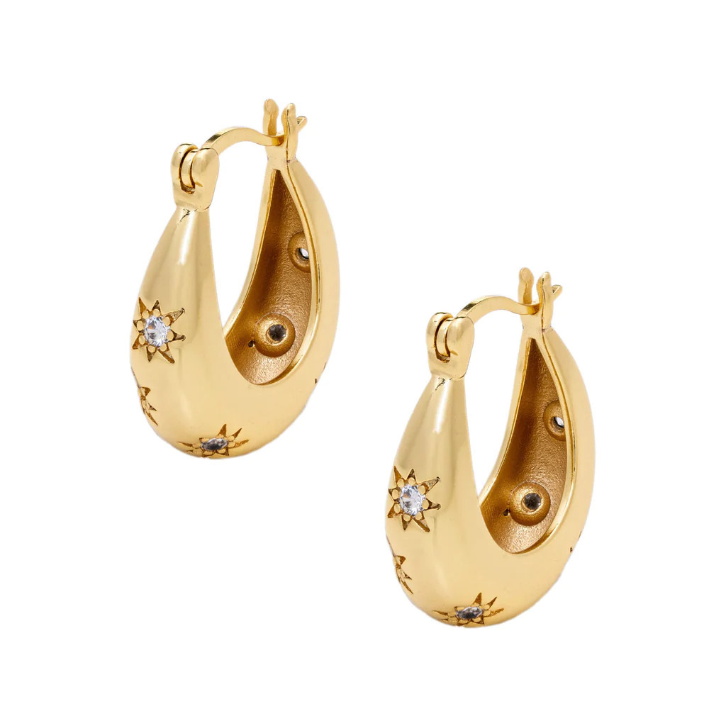 Blanca Starburst Hoops | BRACHA