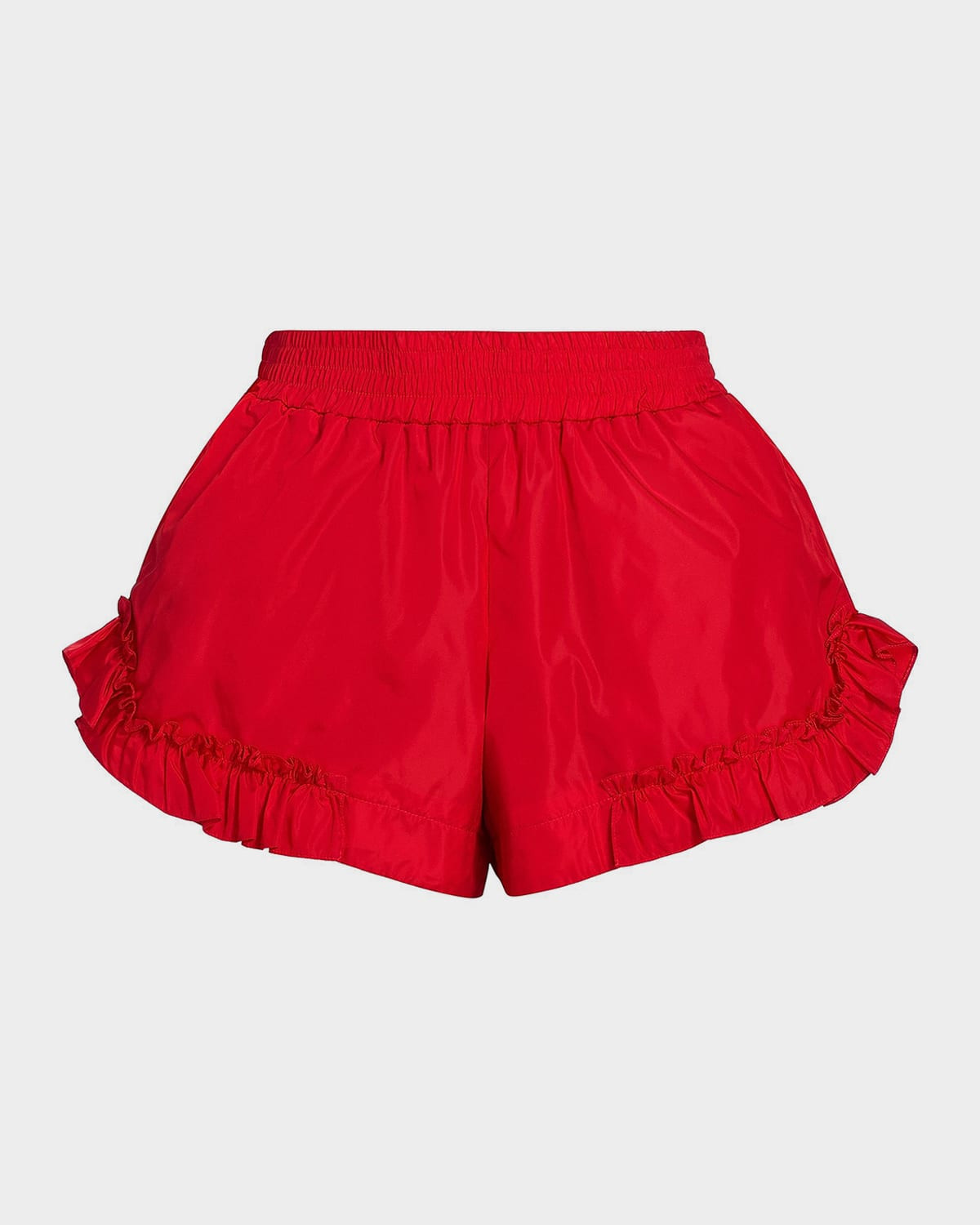 Frill Pull-On Track Shorts | Neiman Marcus