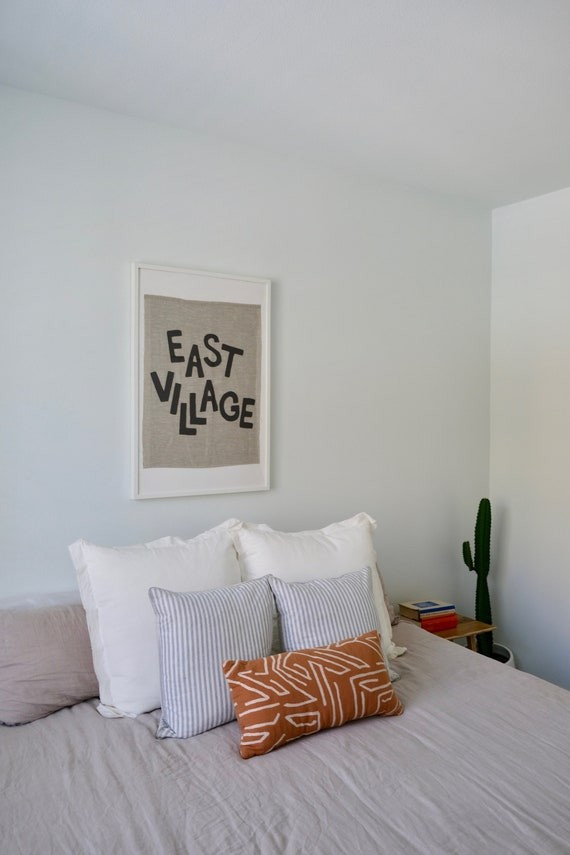 Custom Lettering on Linen | Etsy (US)