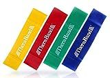 TheraBand Resistance Band Loop Set, Pack of 4, 12 Inch Band Loop Kit for Legs & Butt Workouts, Begin | Amazon (US)