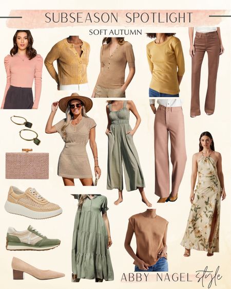 
A soft autumn, often wows in colors like rosewood, coffee, camel, khaki, light, olive, and old gold. Such a beautiful tone of warm and blended colors.

#LTKfindsunder100 #LTKshoecrush #LTKfindsunder50