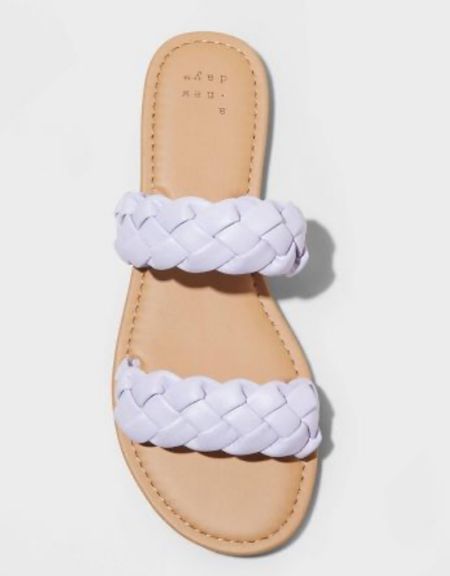 Braided sandals at Target perfect for spring and summer 