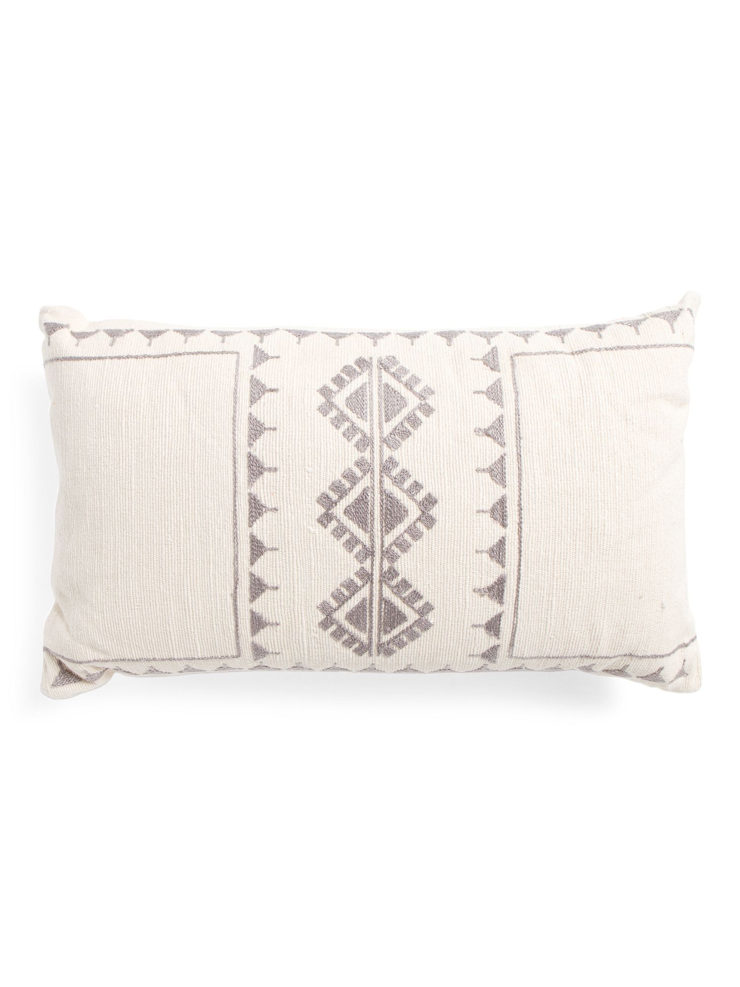 16x26 Oversized Embroidered Pillow | TJ Maxx