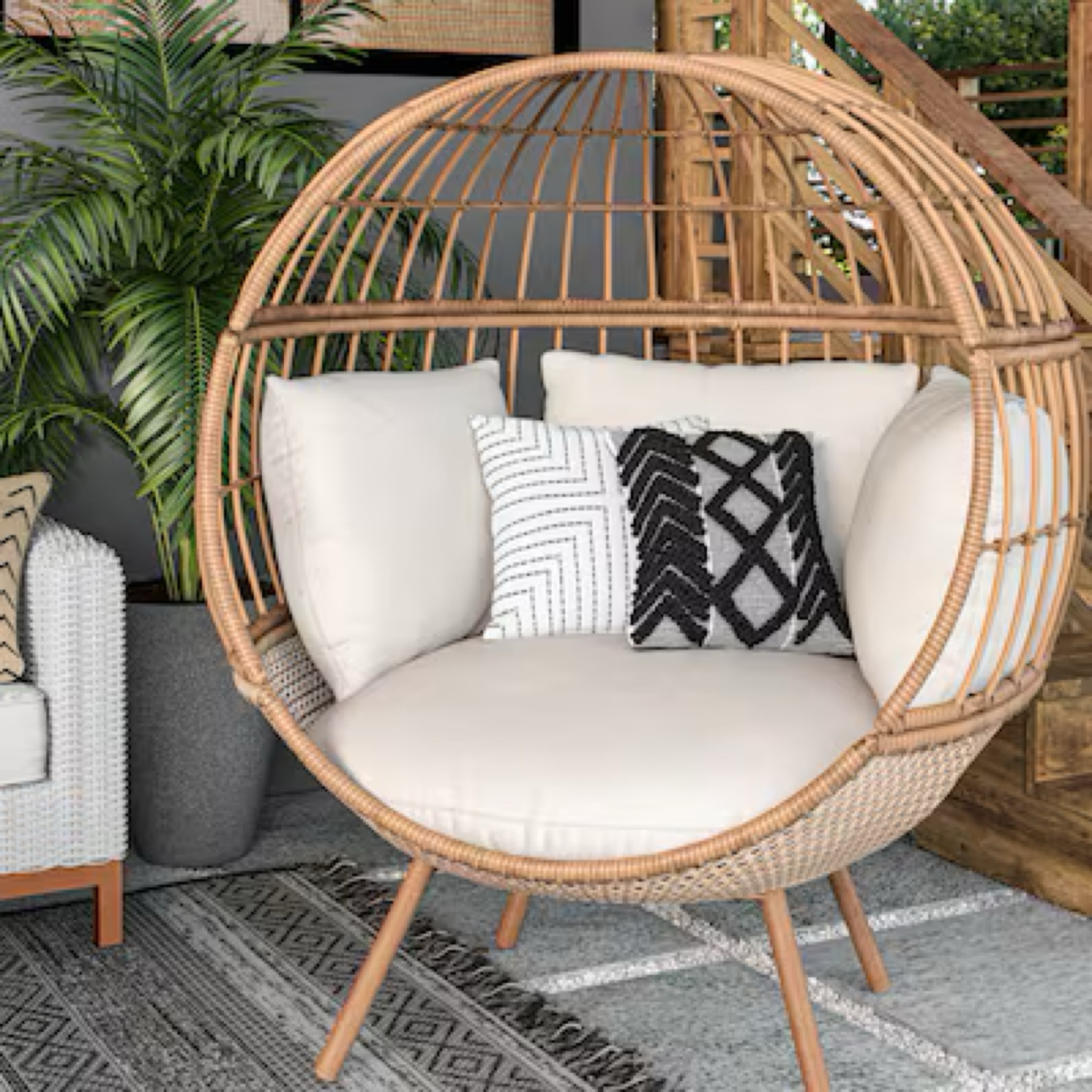 This stylish egg chair is on clearance and perfect for your aesthetic patio! The cushions are extremely comfortable and it comes in multiple colors. Grab it now while it’s on sale! 


Aesthetic, outside, egg chair, patio, furniture, couch, chair, blue, tan, white, grey, wicker, wood, comfortable, pillow, sale, house, backyard, 

#LTKSeasonal #LTKSummerSales #LTKHome