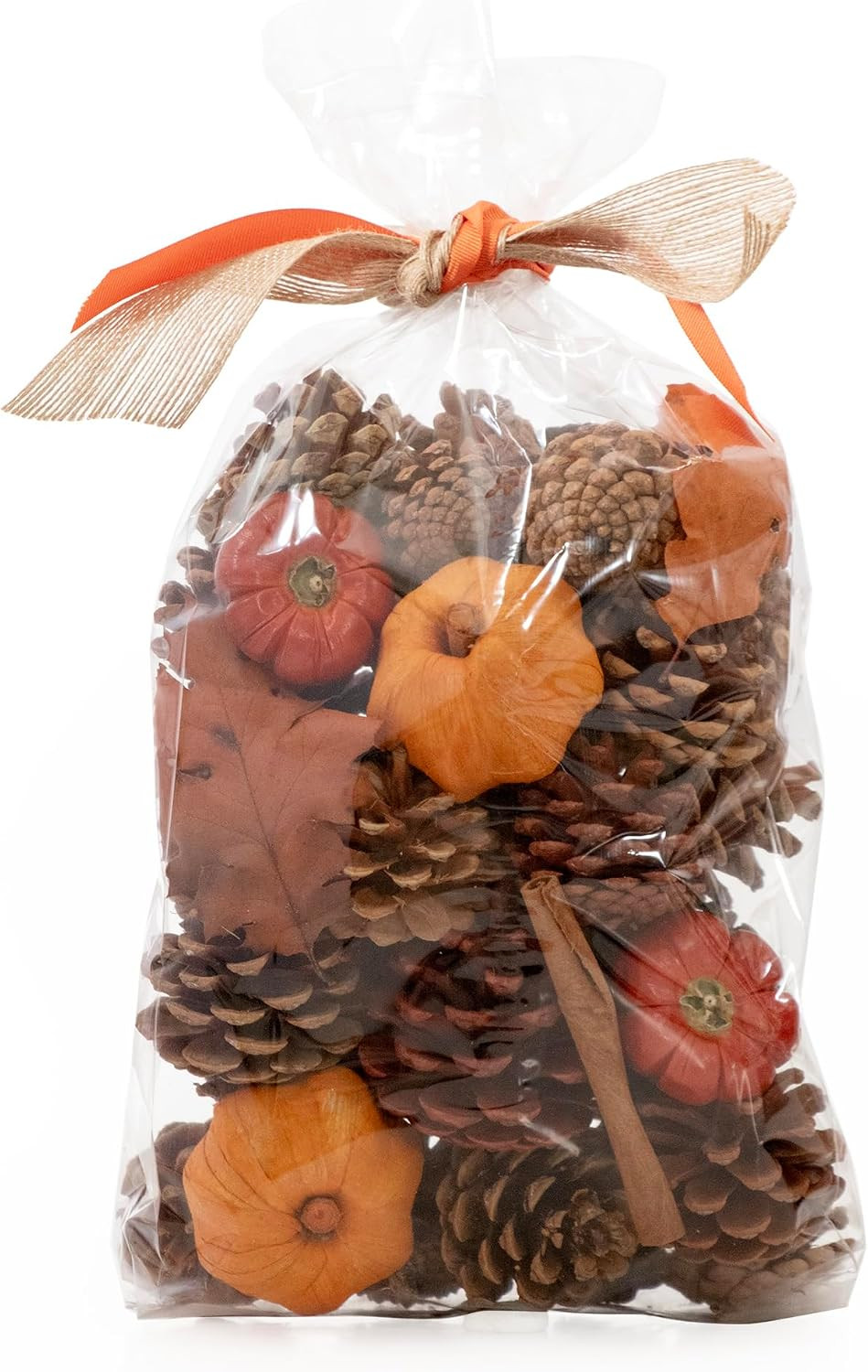 ANDALUCA Natural Pinecones, Mini Pumpkins Oak Leaves Fall Bowl Filler Potpourri Decor (Autumn Pinecones) | Amazon (US)