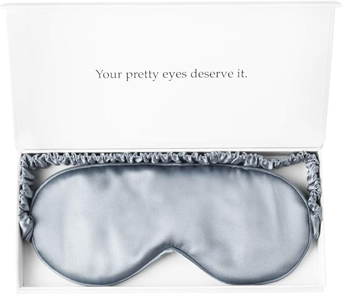 Silk Sleep Mask Light Blocking Luxury 19mm Silk Eye Mask 100% Mulberry Eye Cover Blindfold Ultra ... | Amazon (US)