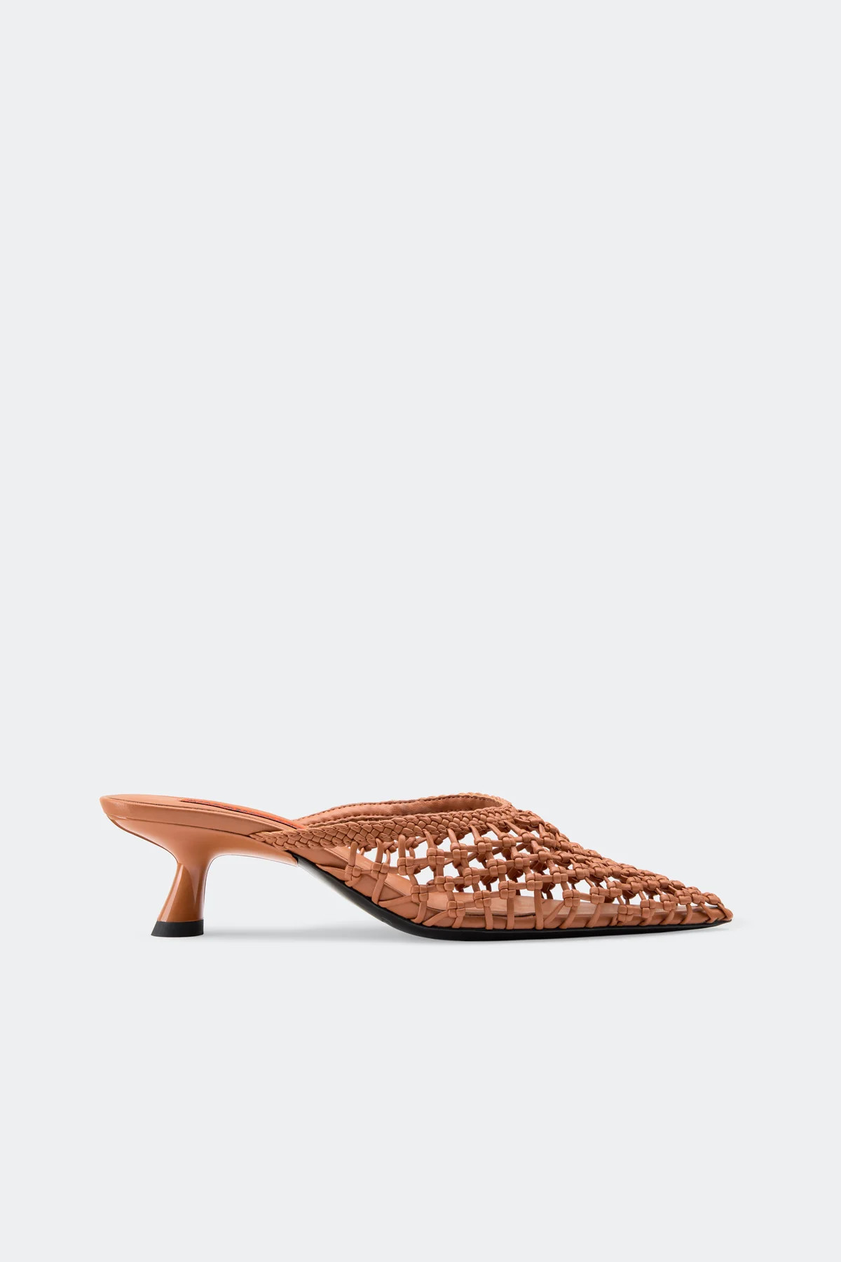 Knotted Gala Mule in Chestnut | Simon Miller