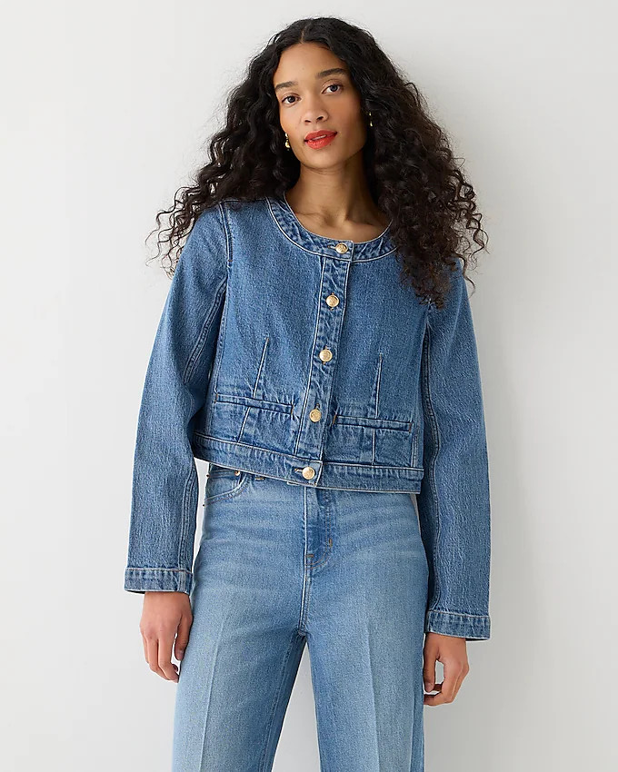 Louisa lady jacket in denim | J. Crew US