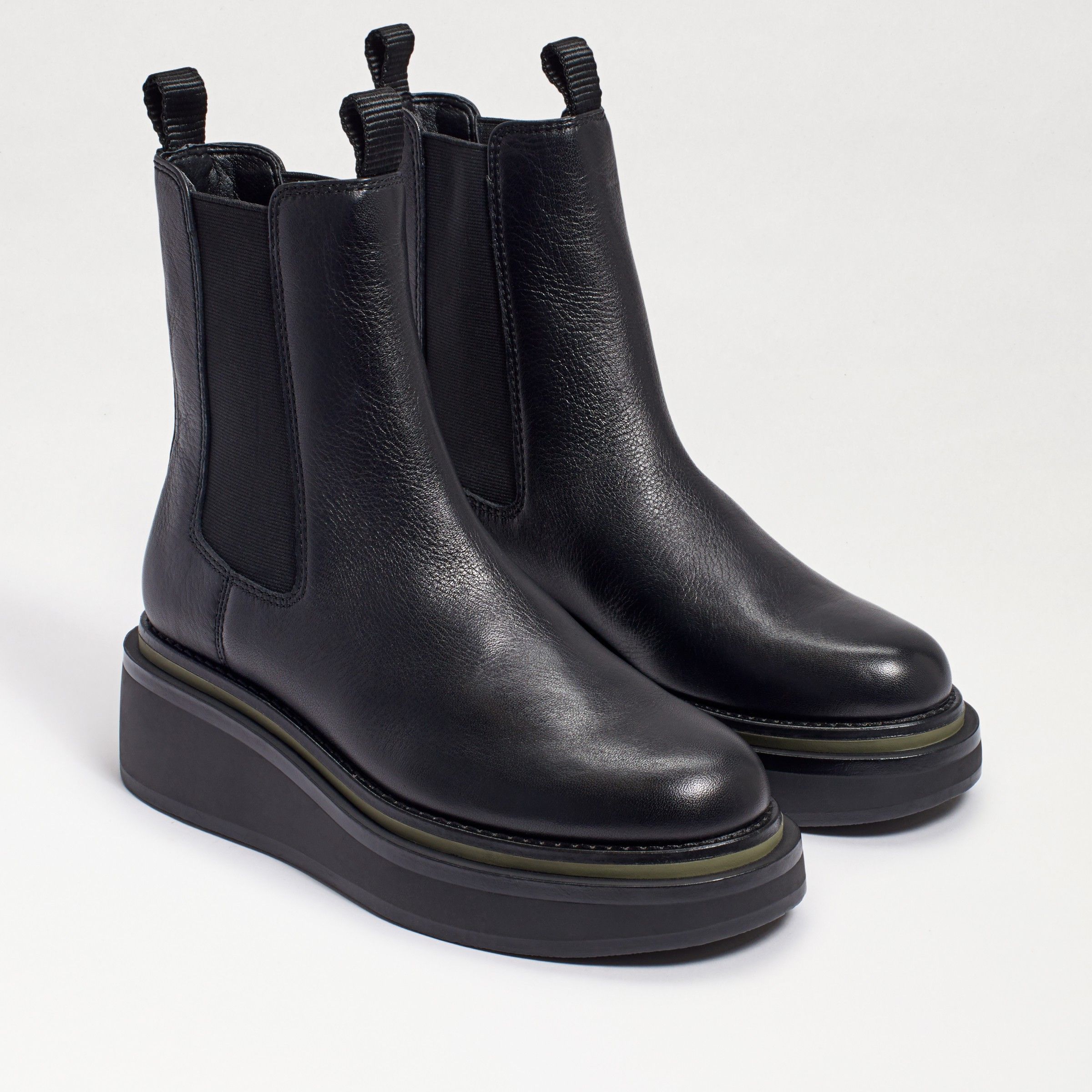 Sam Edelman Kolton Chelsea Boot Black Leather | Sam Edelman