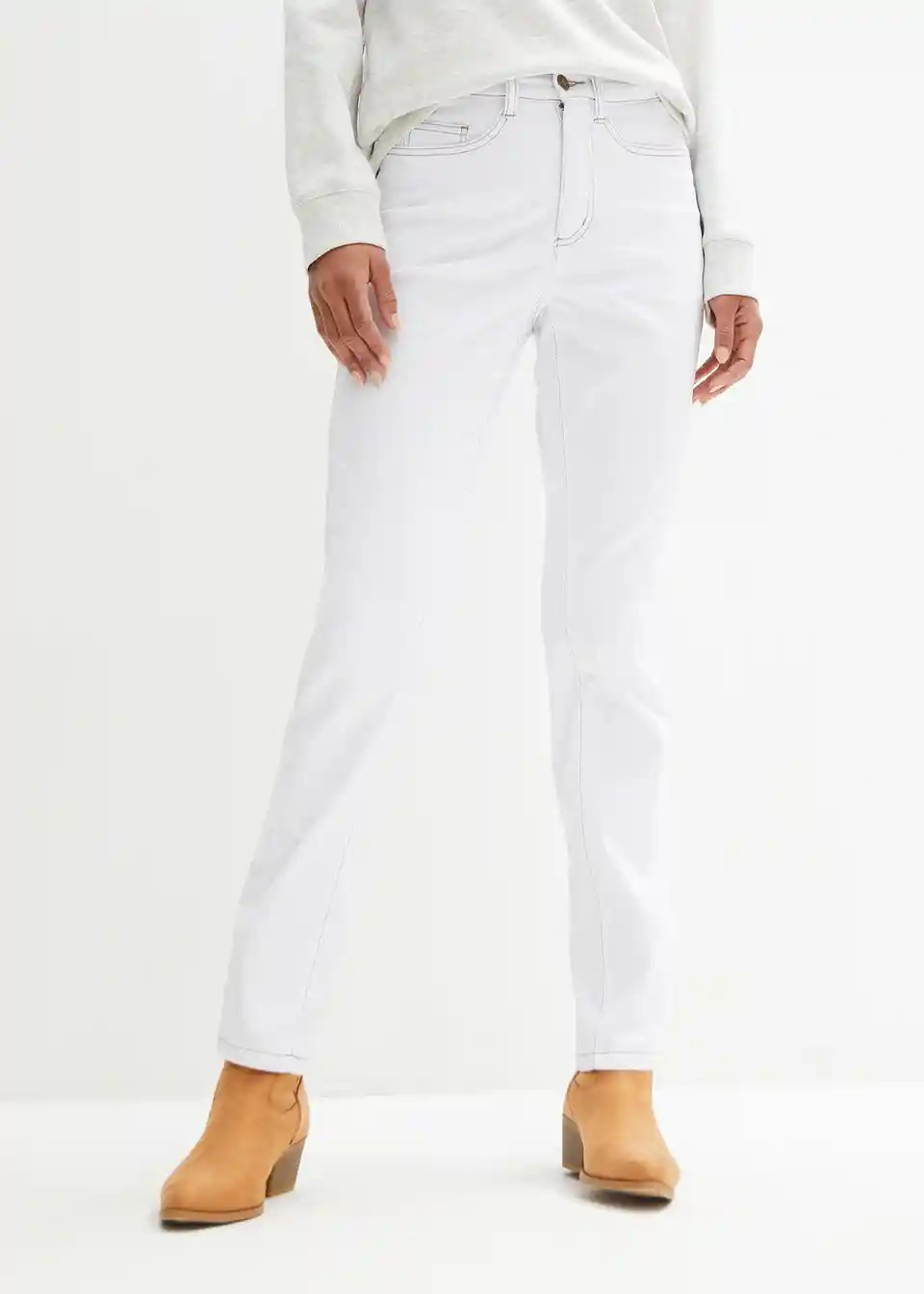 Straight Jeans Mid Waist, Stretch | Bonprix DE