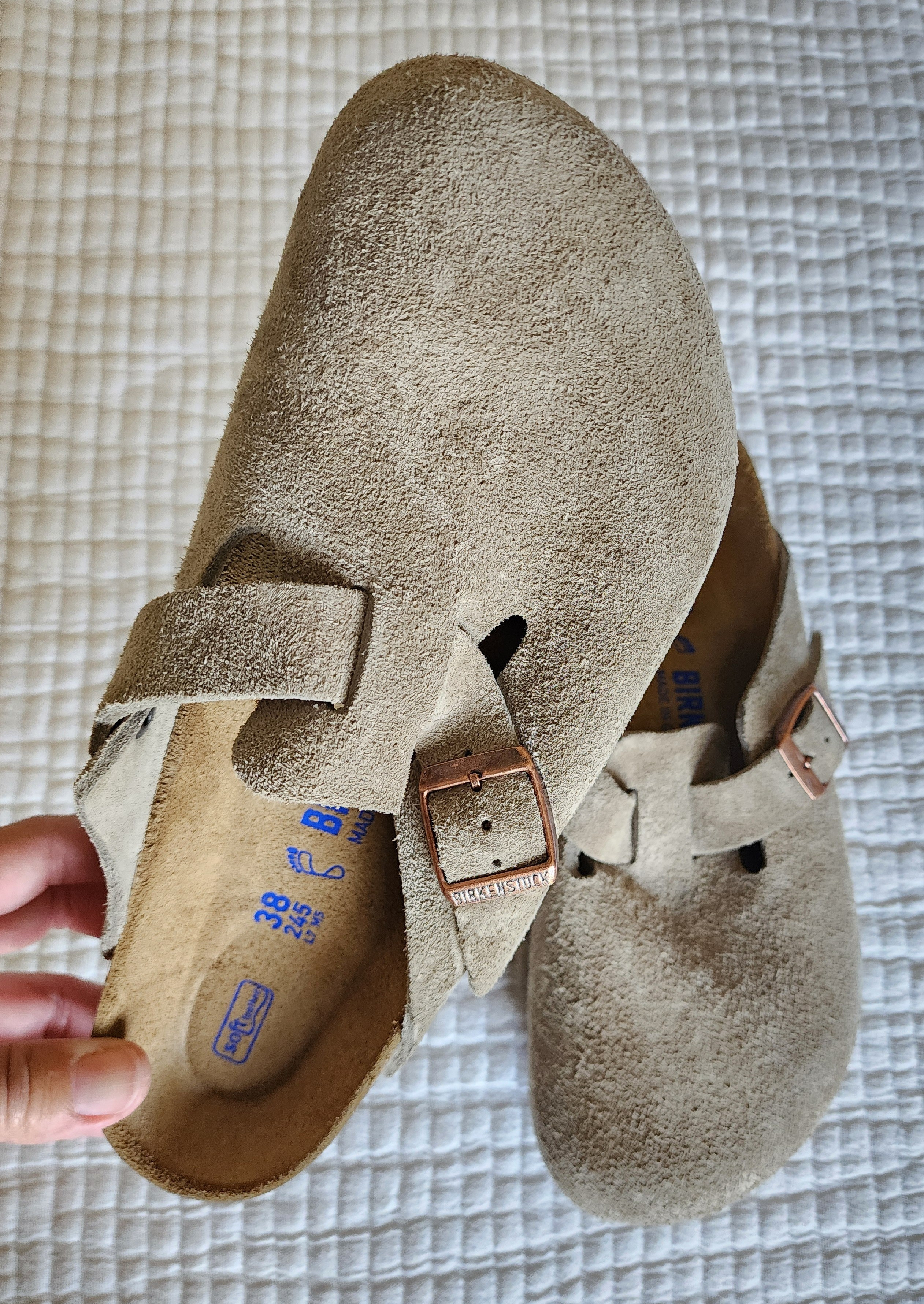 I love a good slip on! Perfect for Fall!Birkenstock Boston suede leather clog Mule slip on taupe neutral shoe shoes womens men's casual comfortable 

#LTKShoeCrush #LTKU #LTKSaleAlert