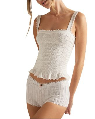 Free People So Soft Femme Square Neck Top | Bloomingdale's Women | Bloomingdale's (US)