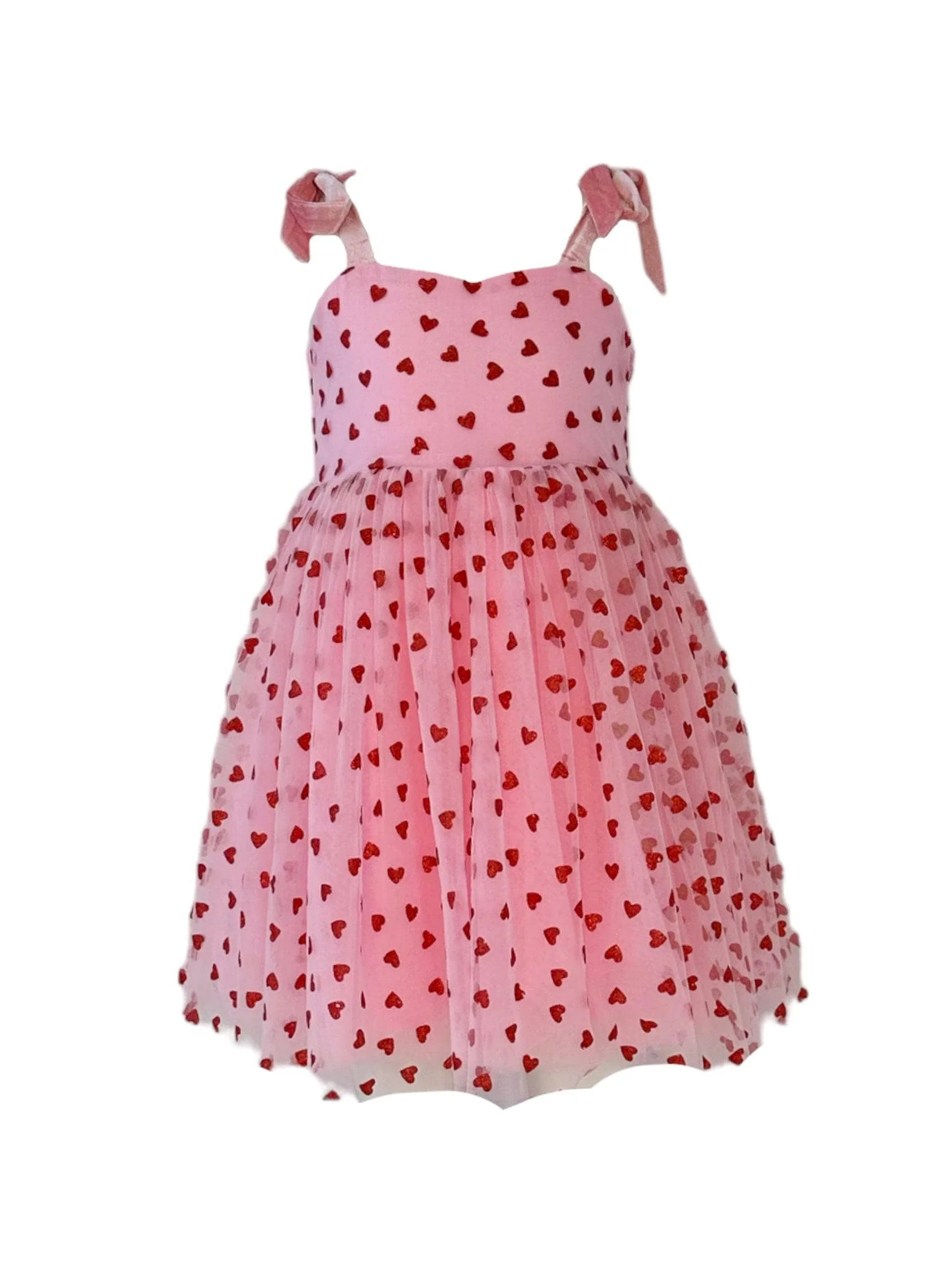 Pink Hearts Tank Dress | Lola + The Boys