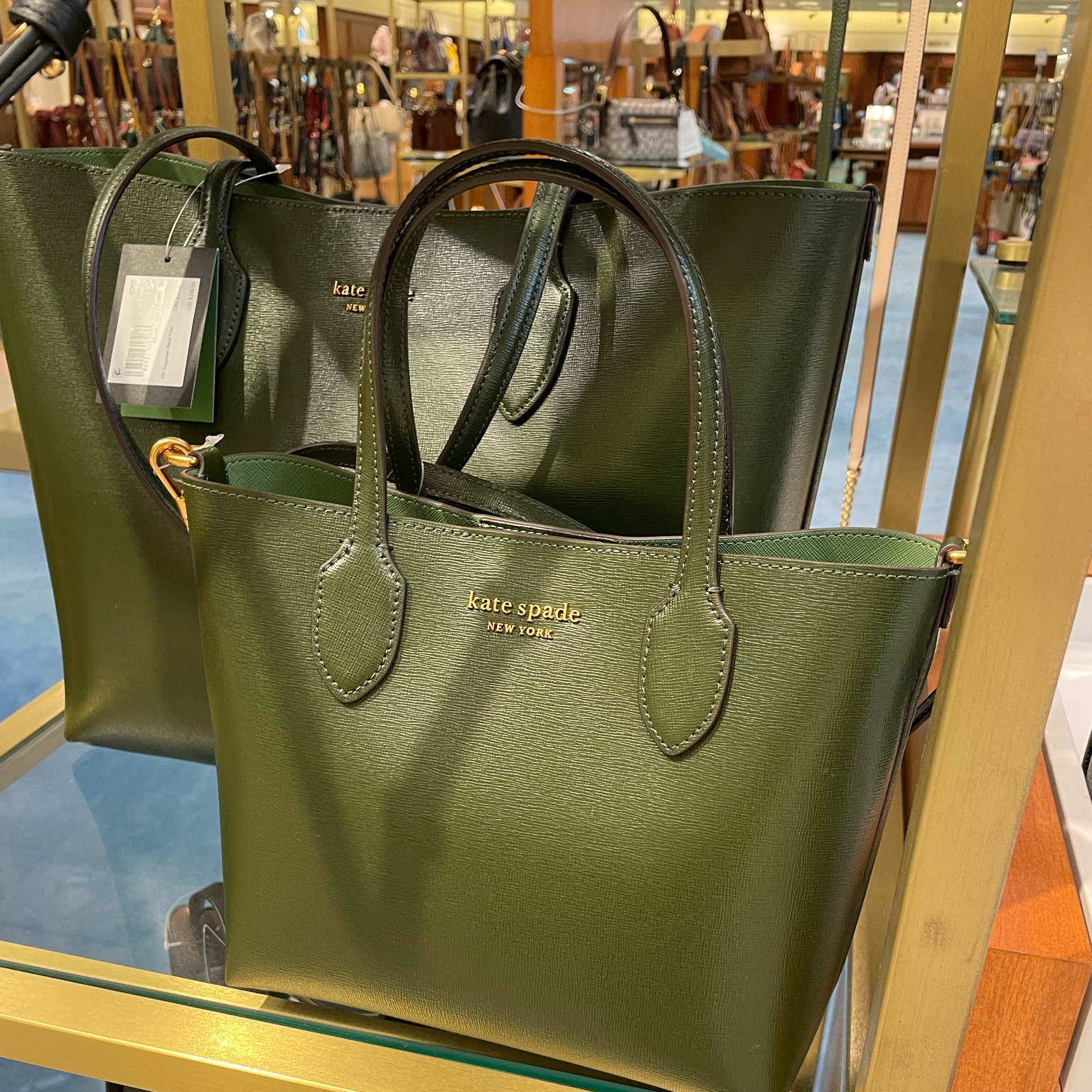 Kate spade best sale forest green purse