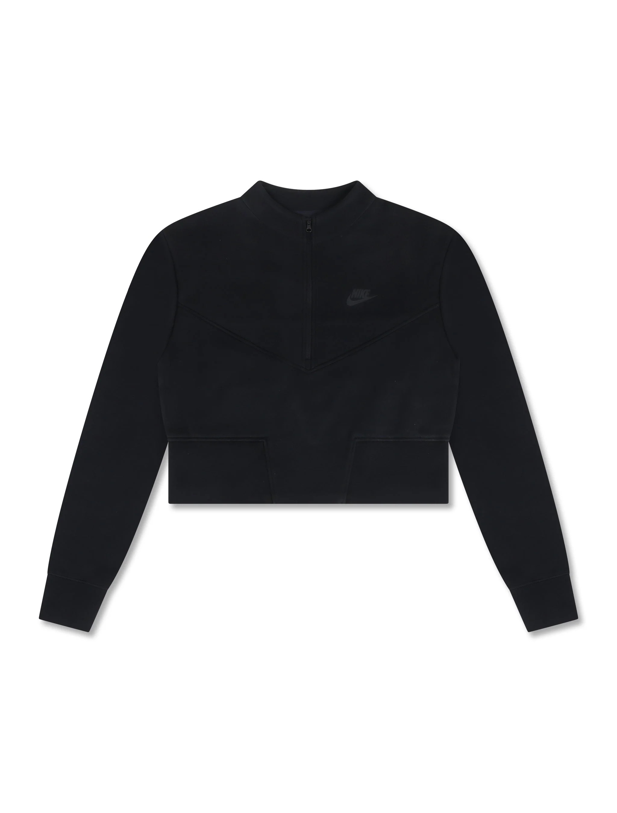 Nike Womens Sportswear Tech Cropped Top - Black | Zulily