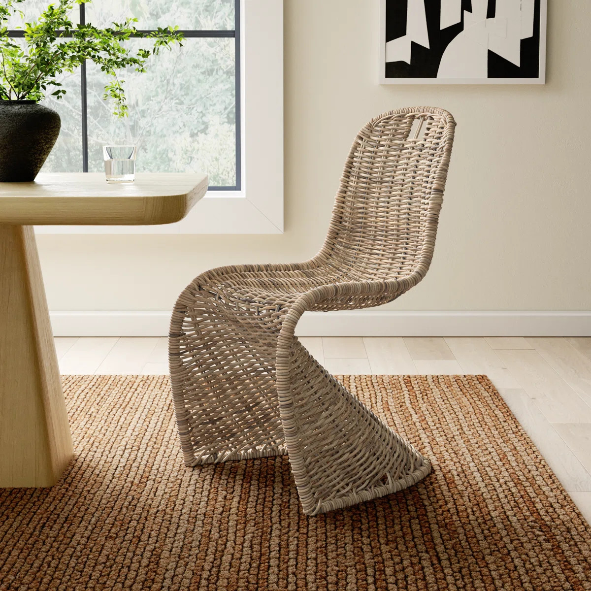 Celeste Outdoor Wicker Dining Chair (Set of 2) | Wayfair North America