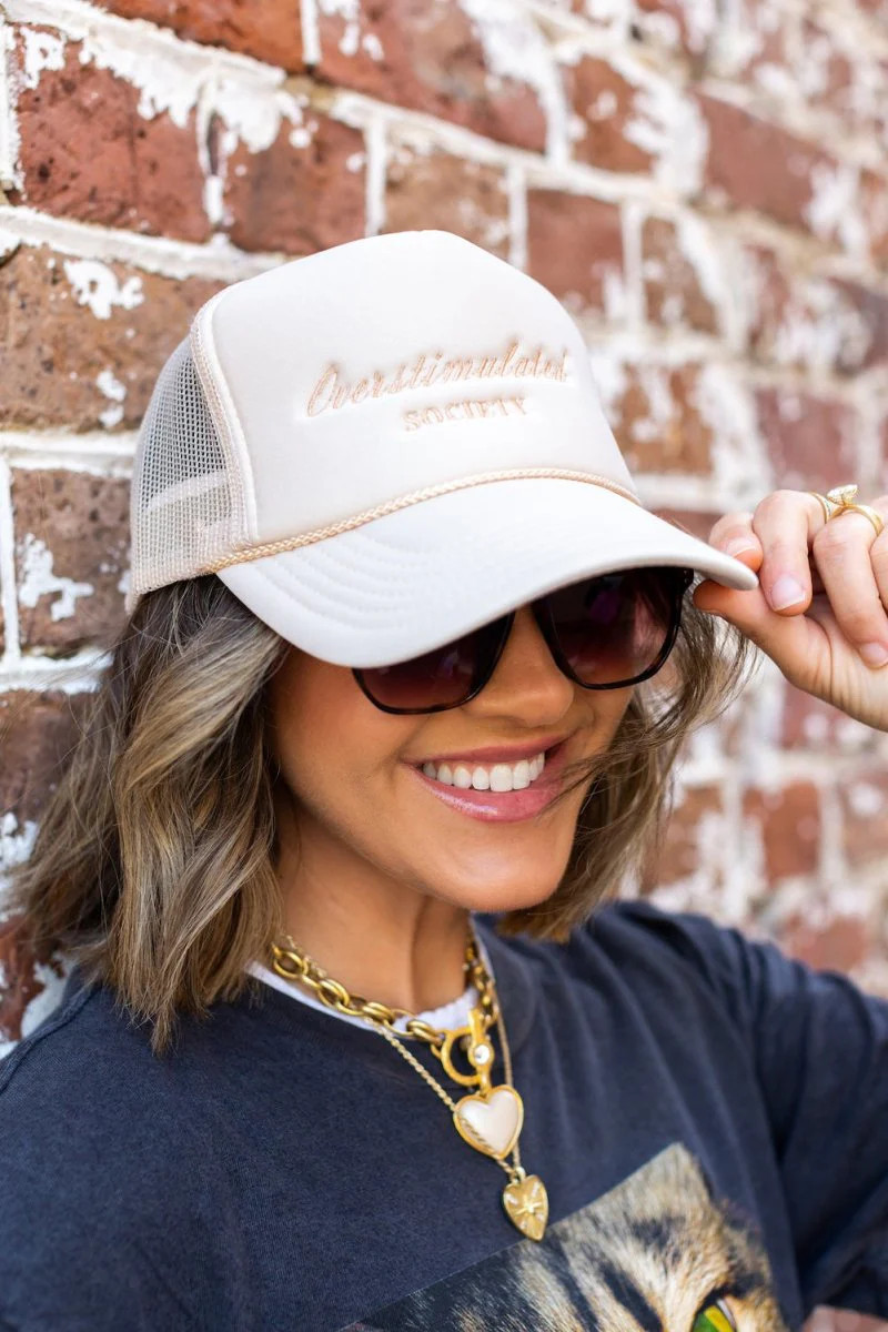 UM X @livinwithMB Overstimulated Society Hat | United Monograms