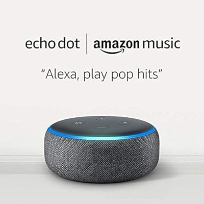 Echo Dot (3rd Gen) and 6 months of Amazon Music Unlimited FREE w/ auto-renewal - Charcoal | Amazon (US)